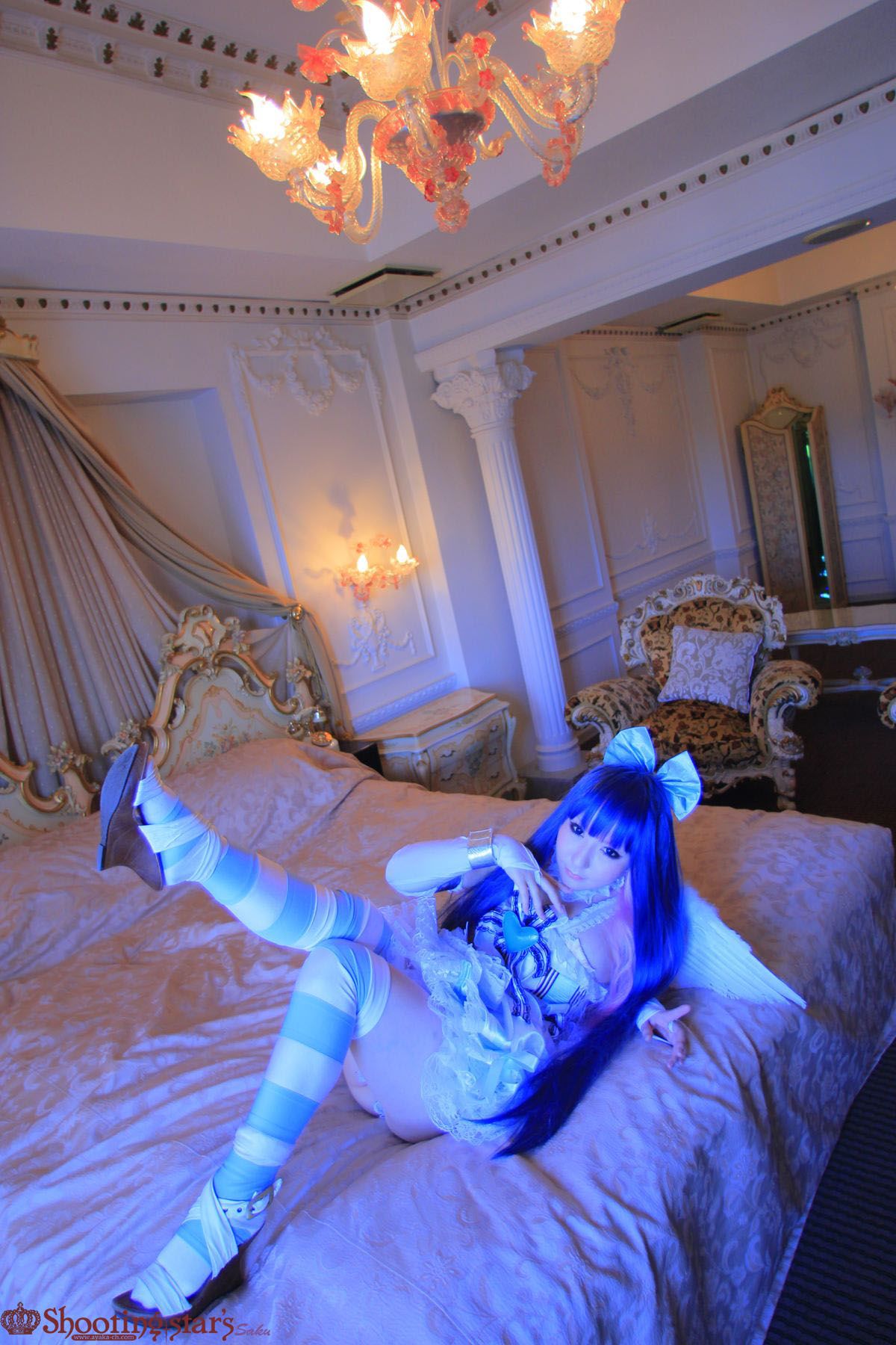 绫香サク (Saku サク Saku Ayaka) &Hanamura Saki(花邑沙希)《Panty & Stocking with Garterbelt》 [Shooting Star s]
