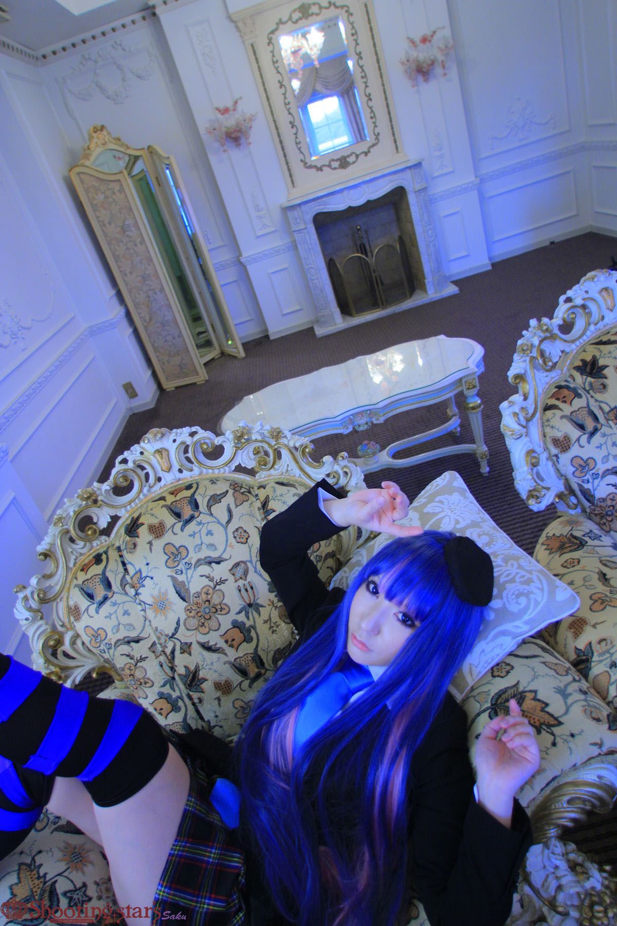 绫香サク (Saku サク Saku Ayaka) &Hanamura Saki(花邑沙希)《Panty & Stocking with Garterbelt》 [Shooting Star s]