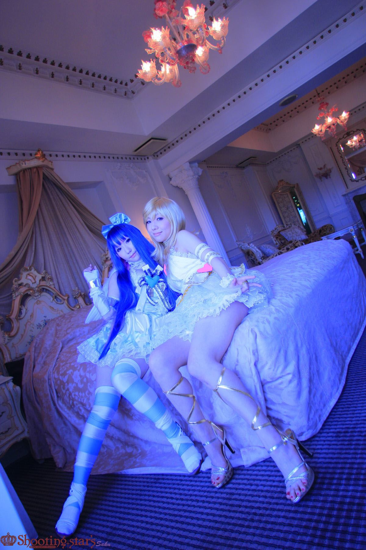 绫香サク (Saku サク Saku Ayaka) &Hanamura Saki(花邑沙希)《Panty & Stocking with Garterbelt》 [Shooting Star s]