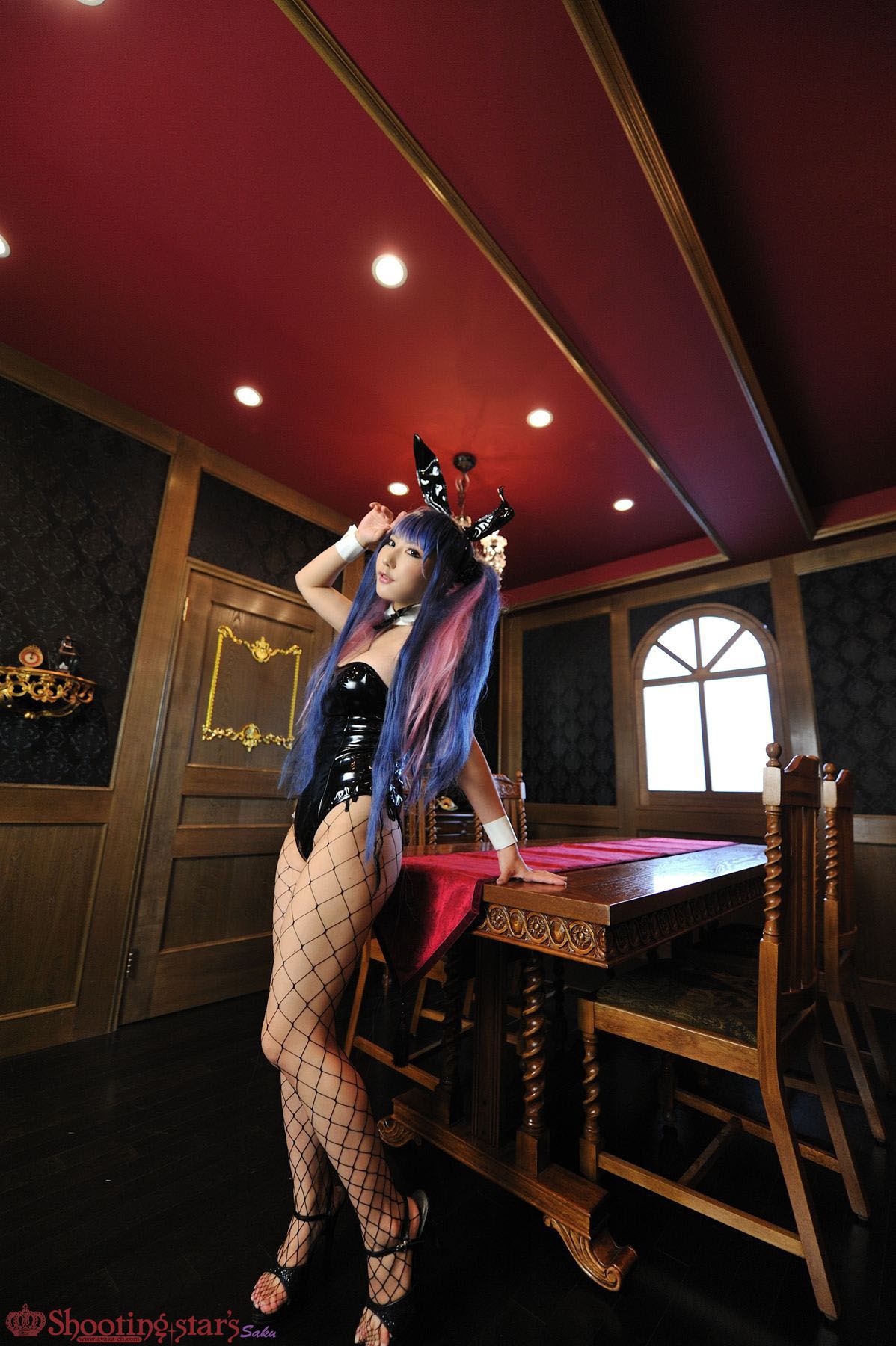 绫香サク (Saku サク Saku Ayaka) &Hanamura Saki(花邑沙希)《Panty & Stocking with Garterbelt》 [Shooting Star s]