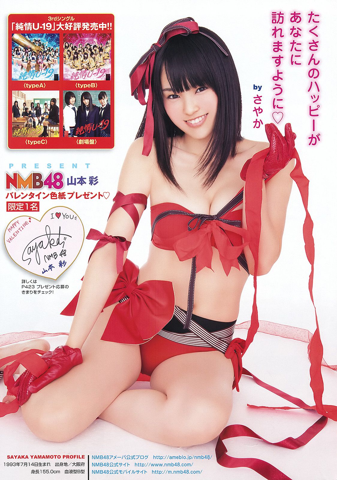 NMB48 山本彩 福本爱菜 [Young Animal] 2012年No.04 写真杂志