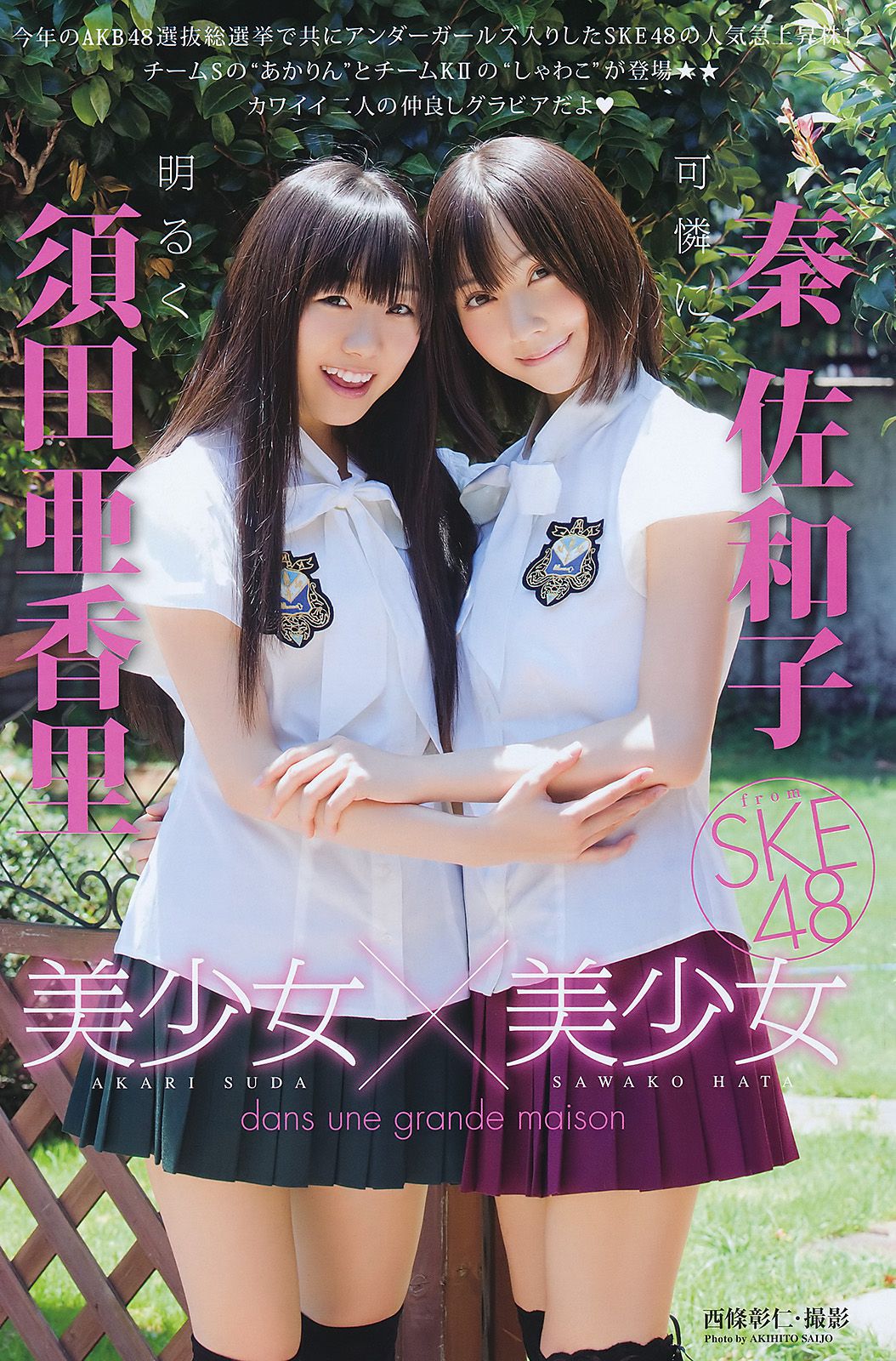 松井玲奈 高柳明音 篠崎愛 須田亜香里 秦佐和子 佐藤聖羅 [Young Animal] 2011年No.16 写真杂志