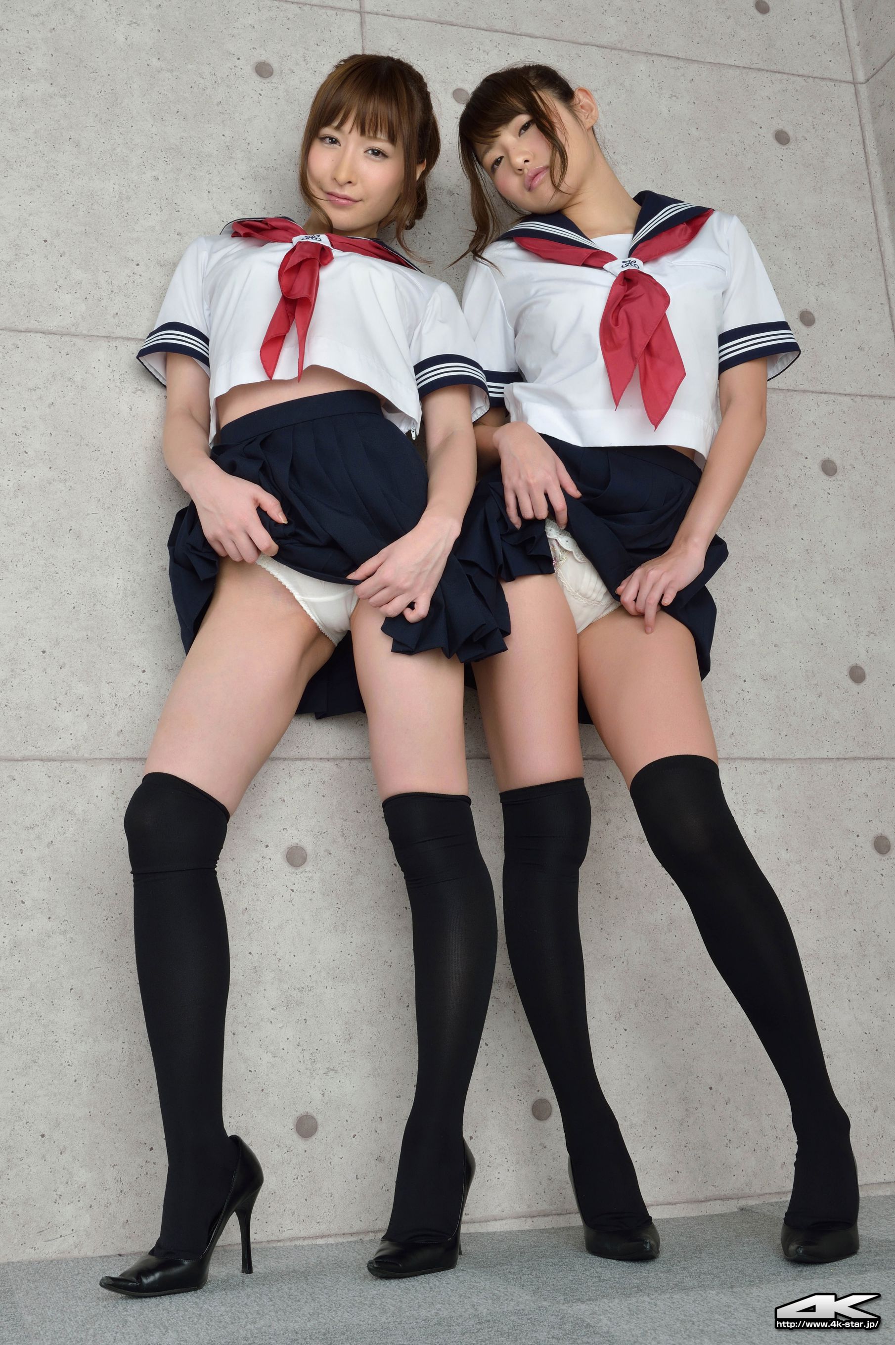 [4K-STAR] NO.00109 Yoshimi sisters 吉見姐妹 School Girl 学生装 