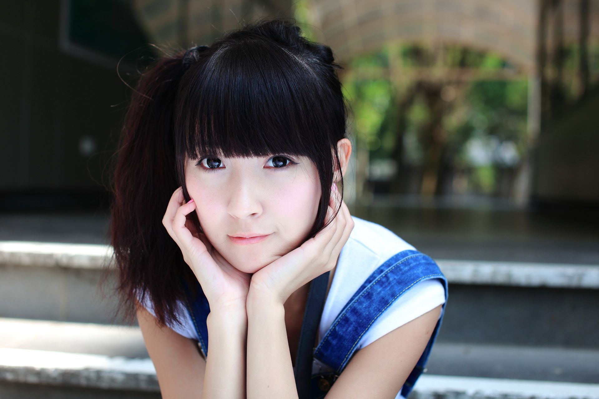 台湾萝莉正妹模特綠豆《小清新唯美外拍》