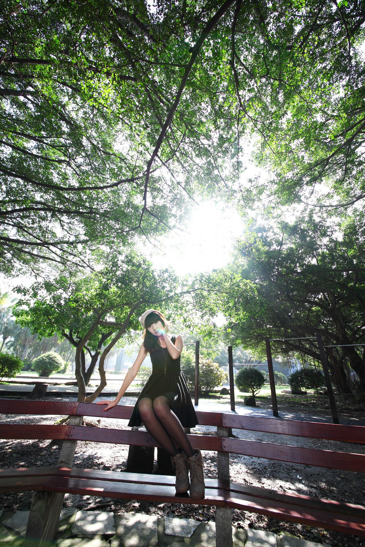 台湾萝莉正妹模特綠豆《小清新唯美外拍》