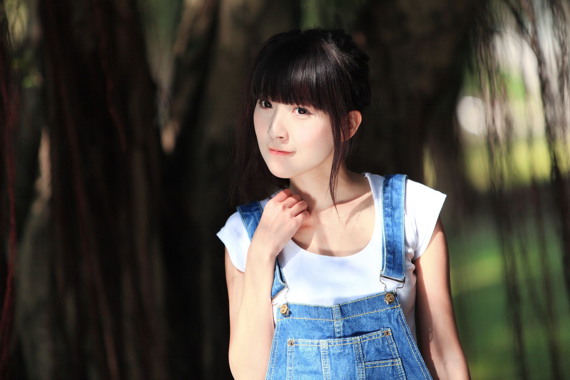 台湾萝莉正妹模特綠豆《小清新唯美外拍》