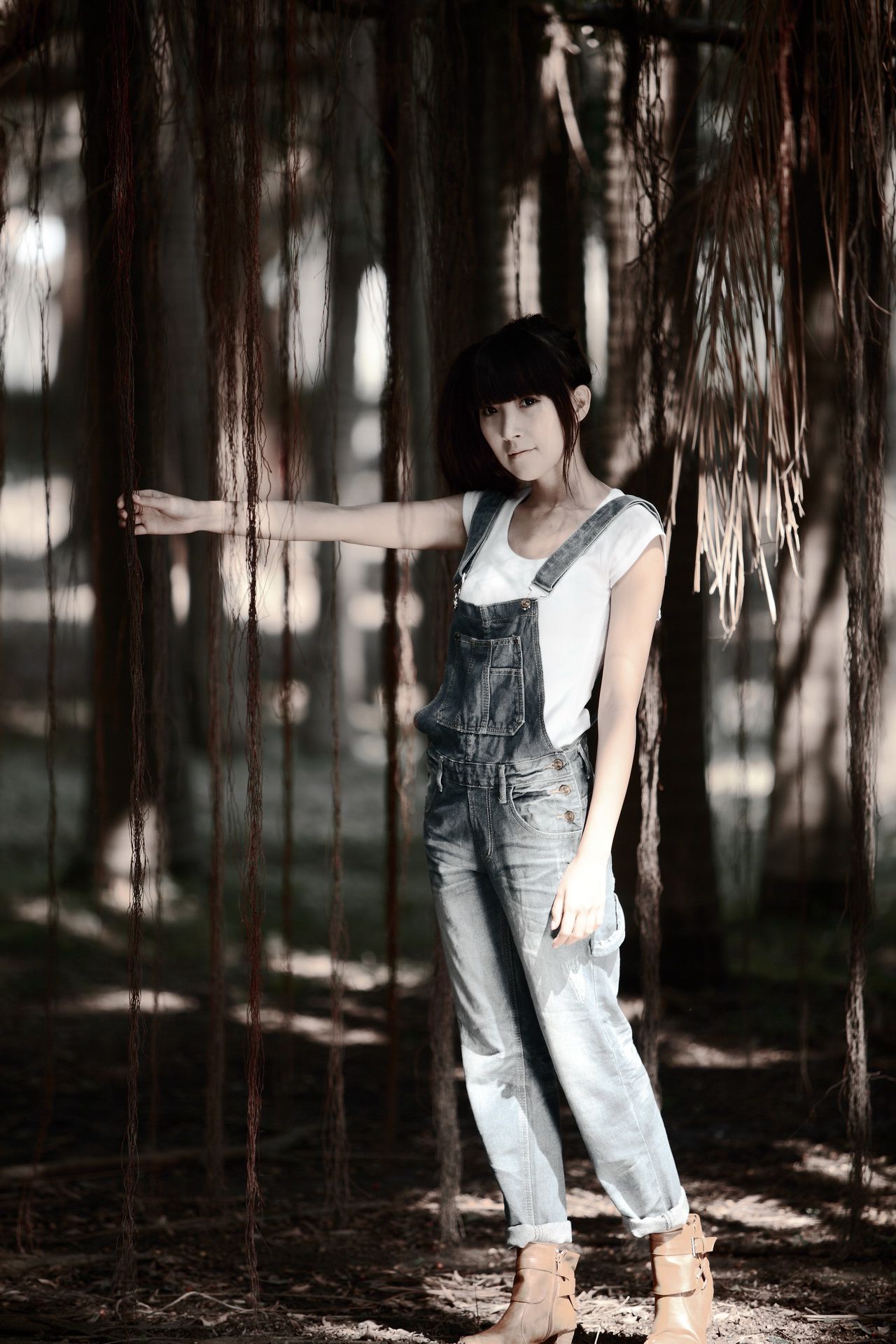 台湾萝莉正妹模特綠豆《小清新唯美外拍》