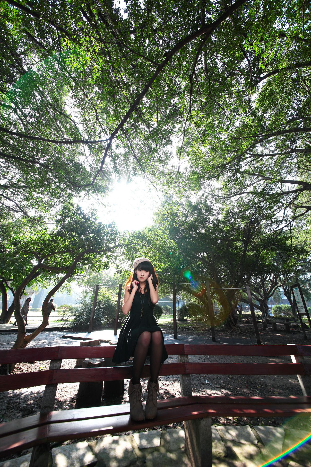 台湾萝莉正妹模特綠豆《小清新唯美外拍》