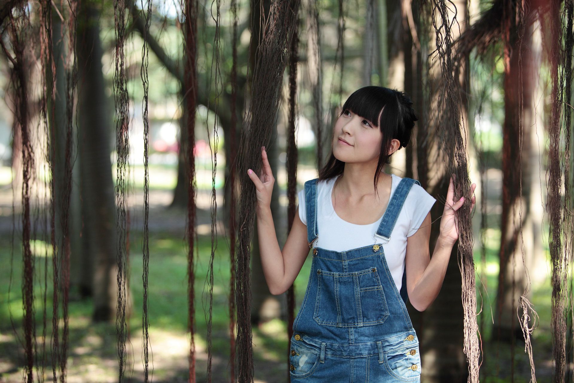 台湾萝莉正妹模特綠豆《小清新唯美外拍》