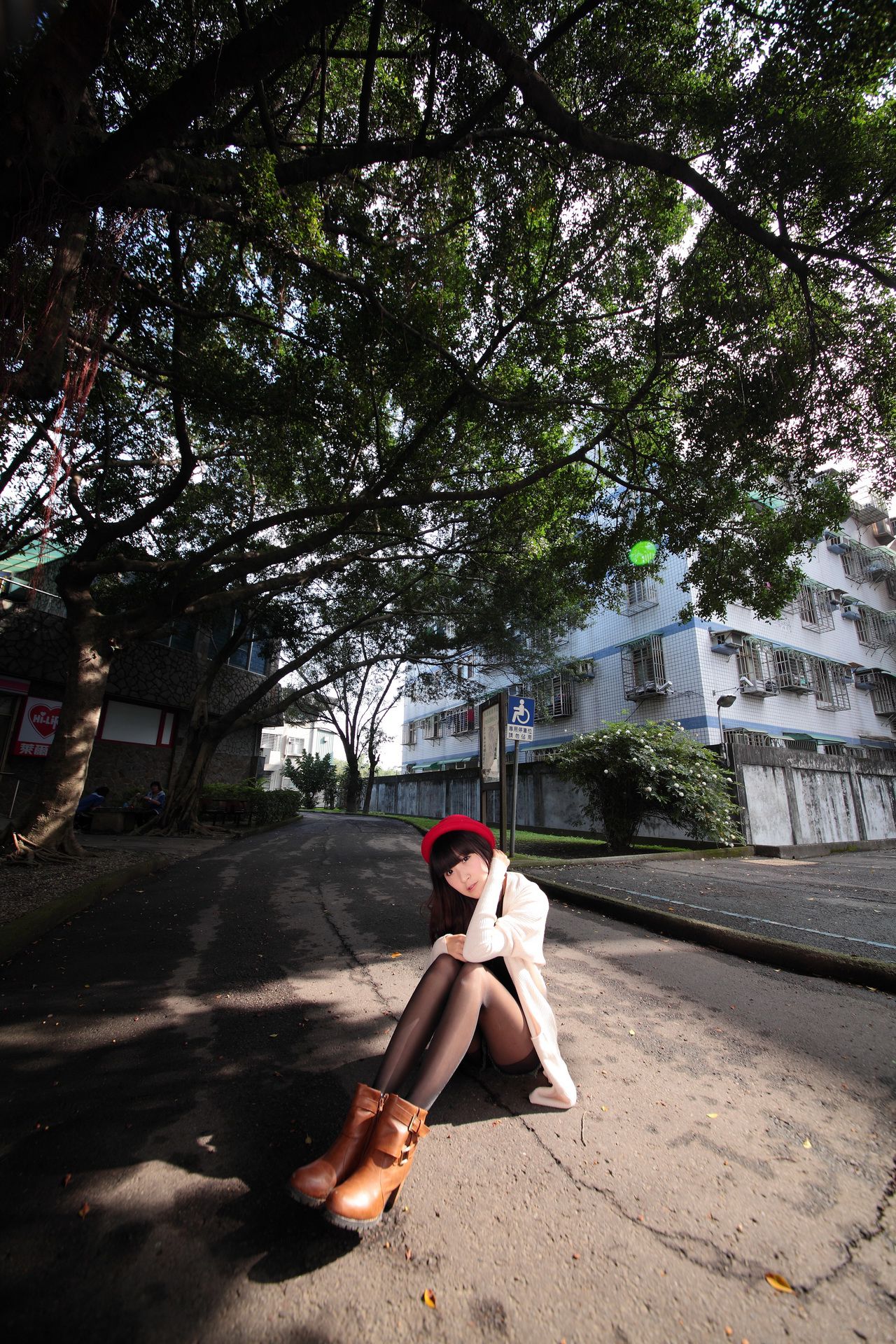 台湾萝莉正妹模特綠豆《小清新唯美外拍》