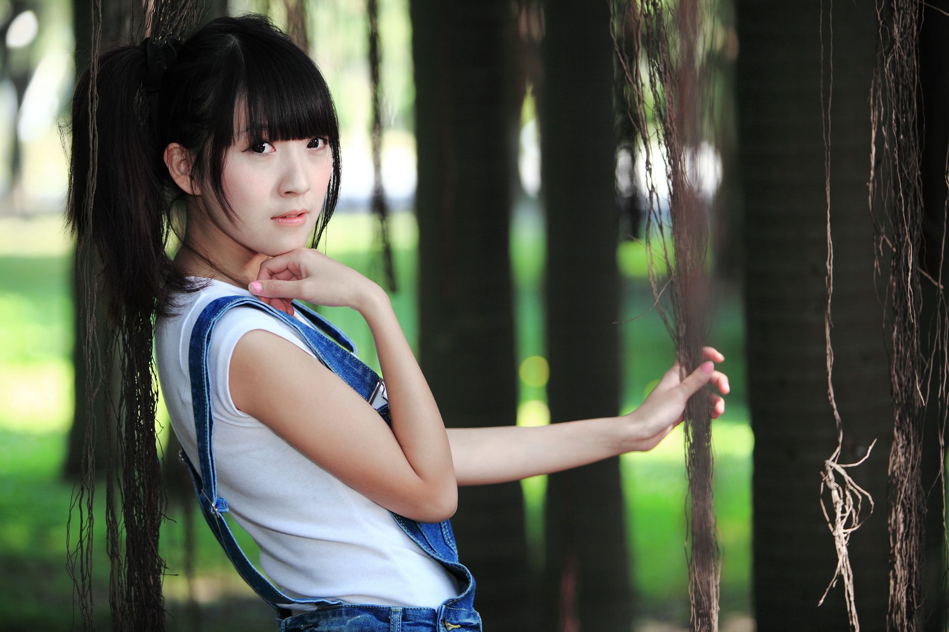 台湾萝莉正妹模特綠豆《小清新唯美外拍》