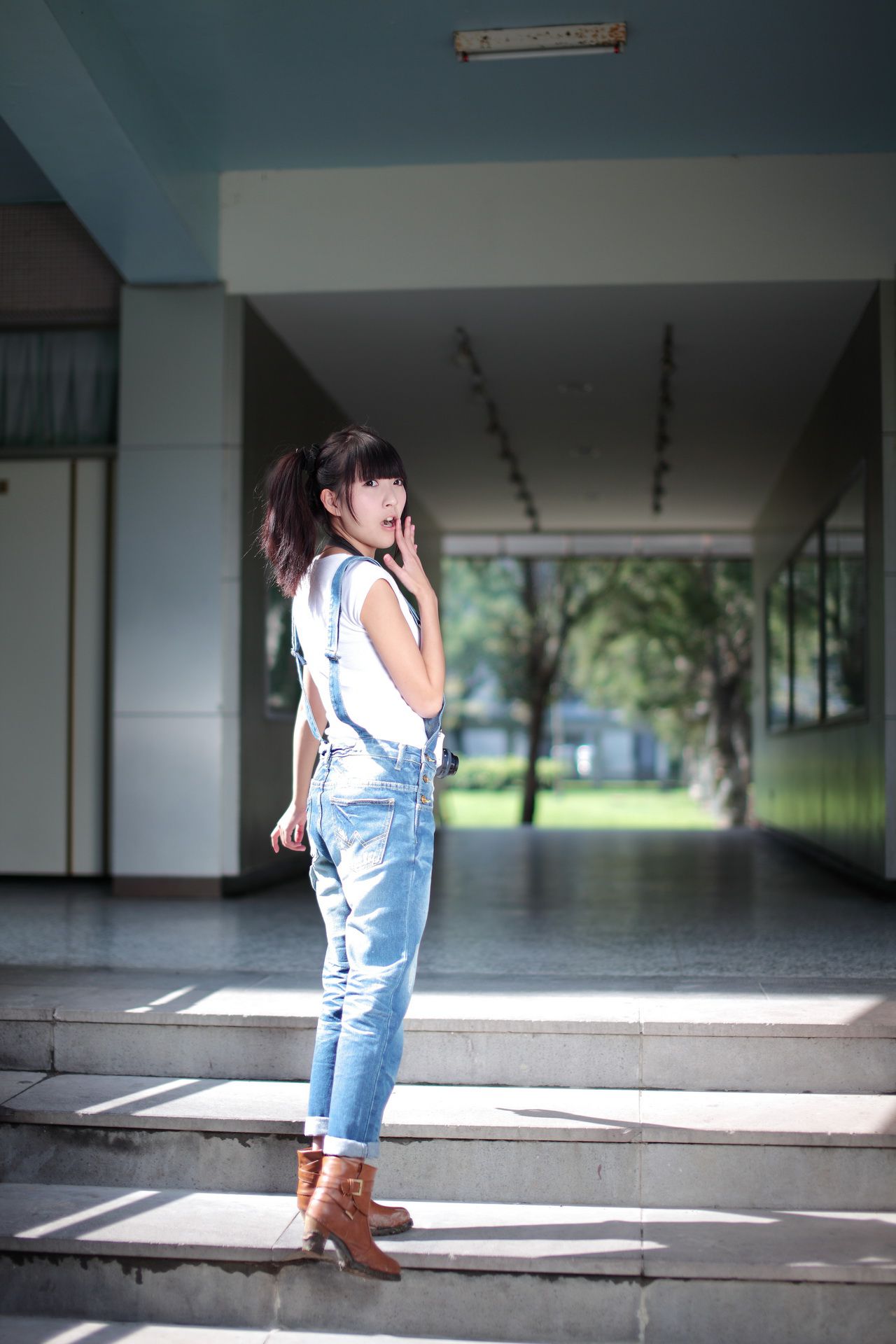 台湾萝莉正妹模特綠豆《小清新唯美外拍》