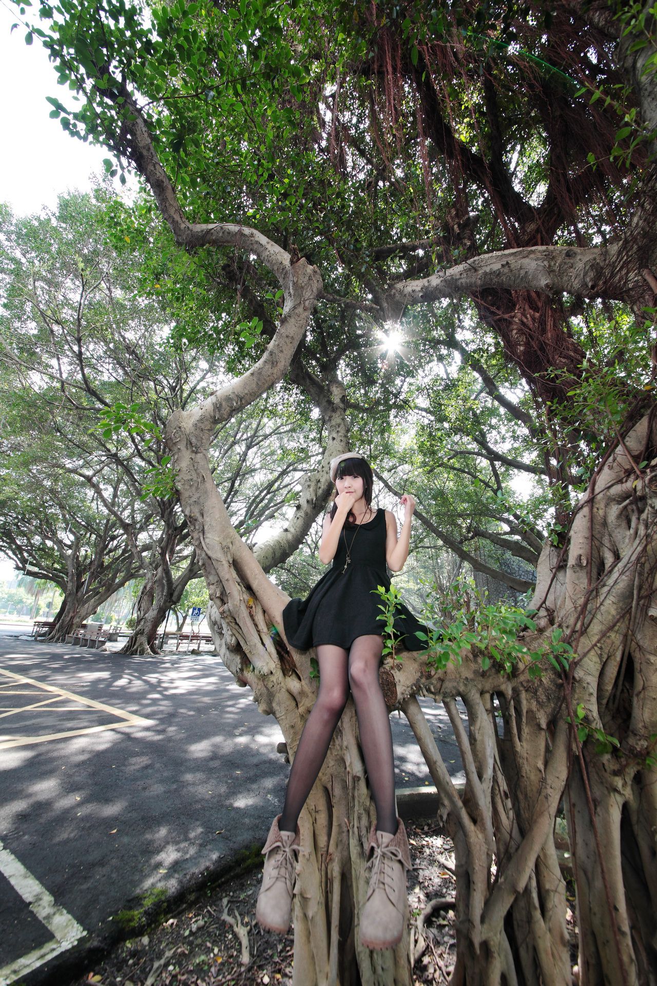 台湾萝莉正妹模特綠豆《小清新唯美外拍》