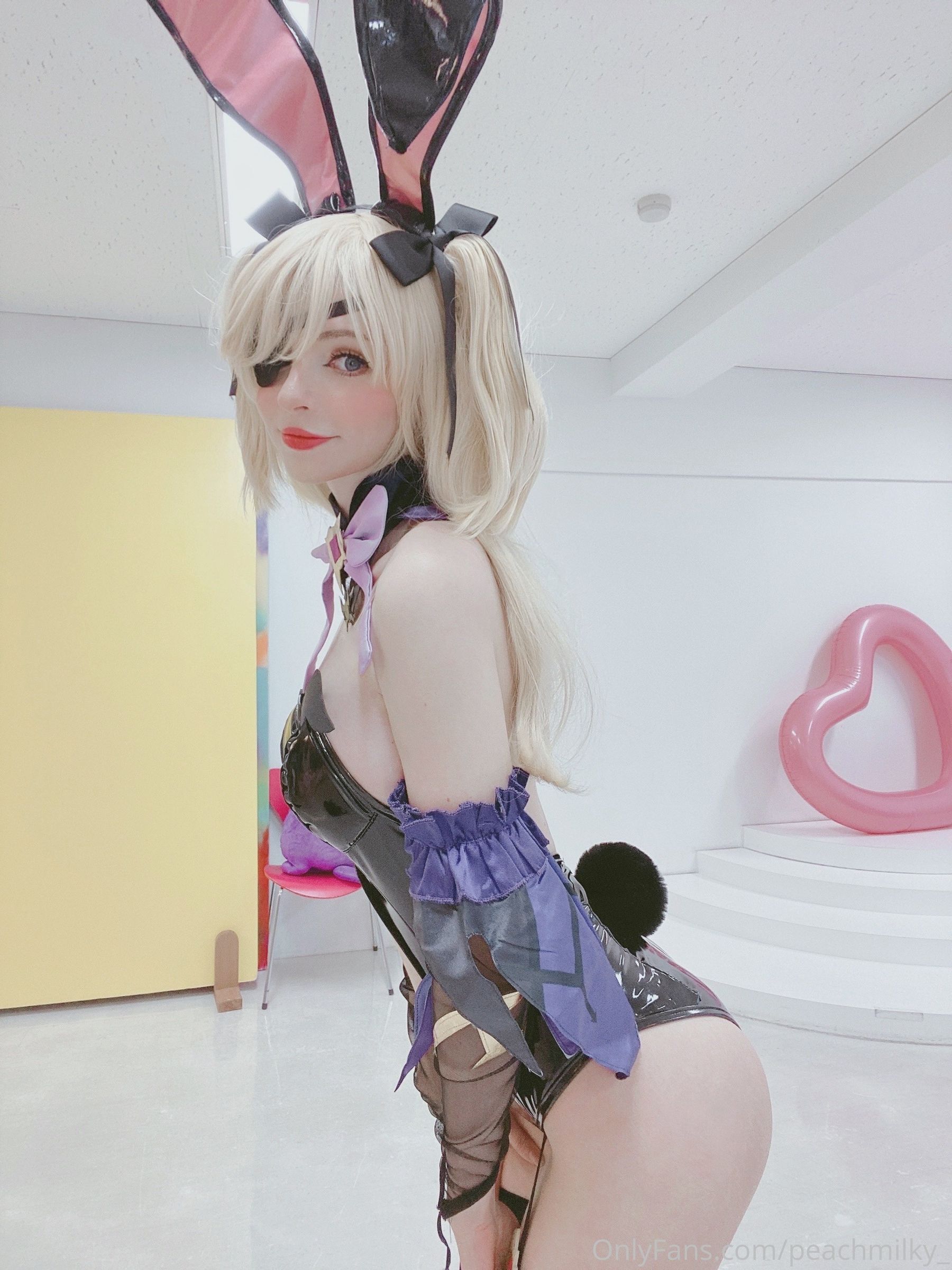 [福利COS] Peach milky - Fischl Playboy Bunny Genshin Impact
