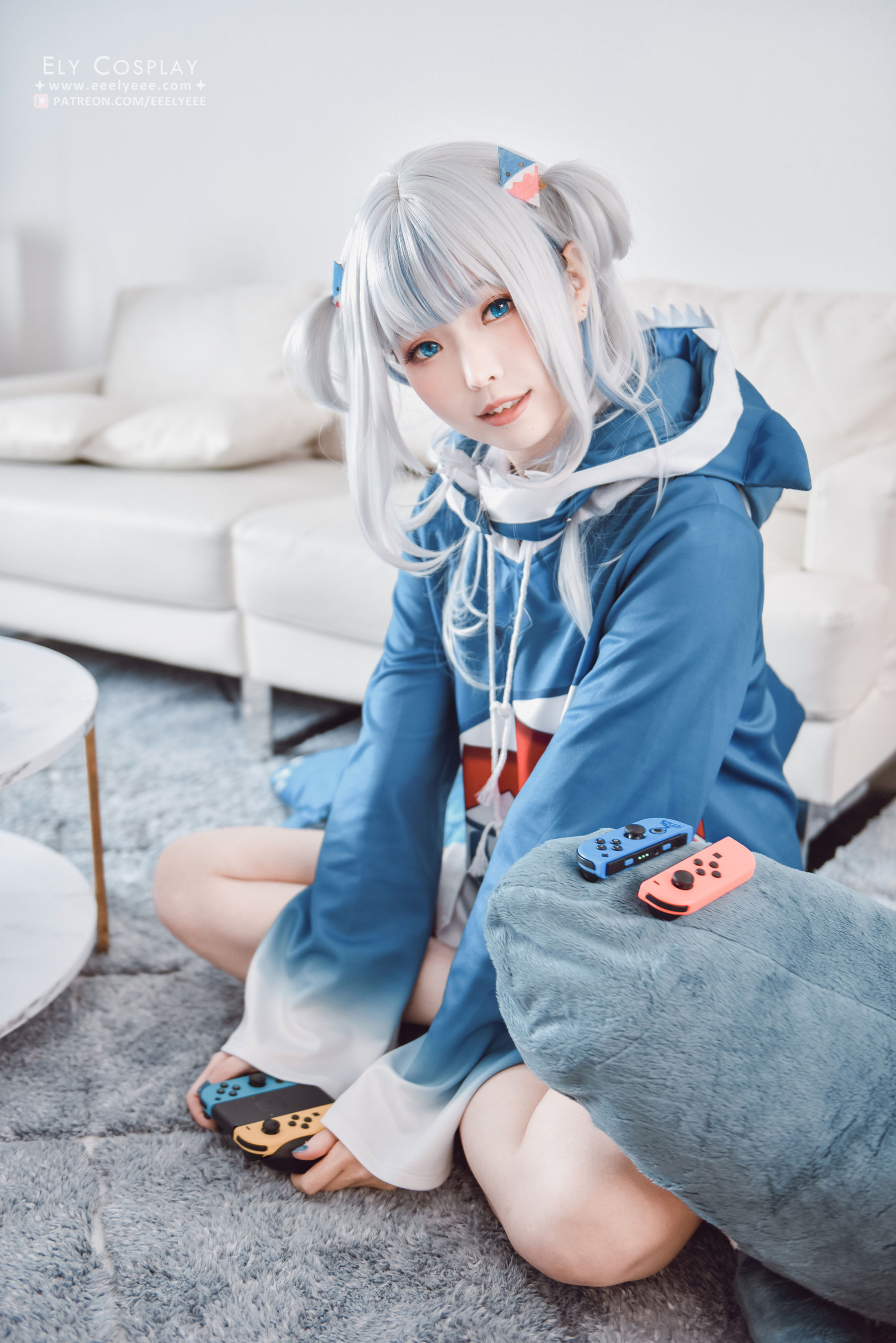 [福利COS] Ely_eee(ElyEE子) - 噶呜・古拉(小鲨鲨)