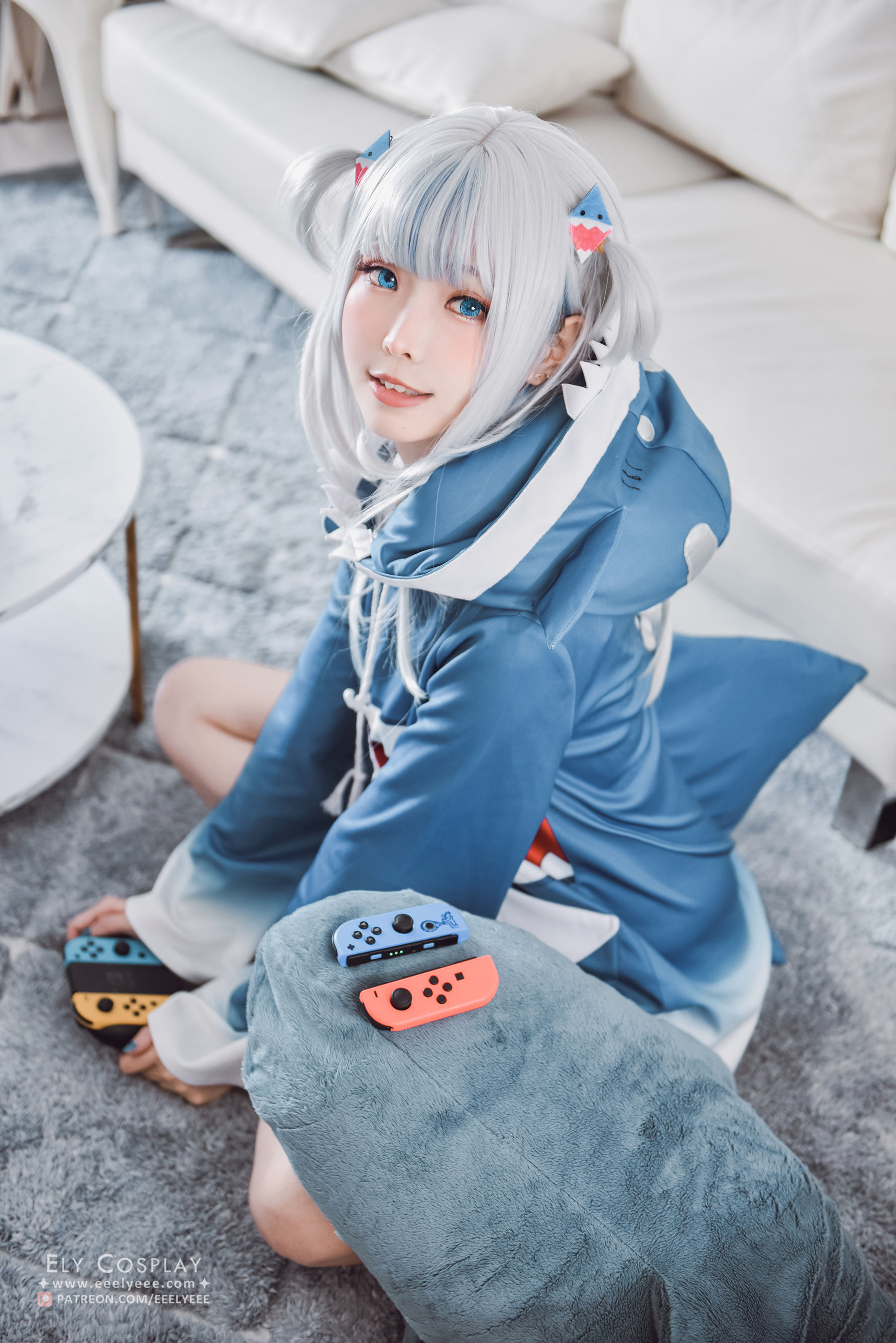 [福利COS] Ely_eee(ElyEE子) - 噶呜・古拉(小鲨鲨)