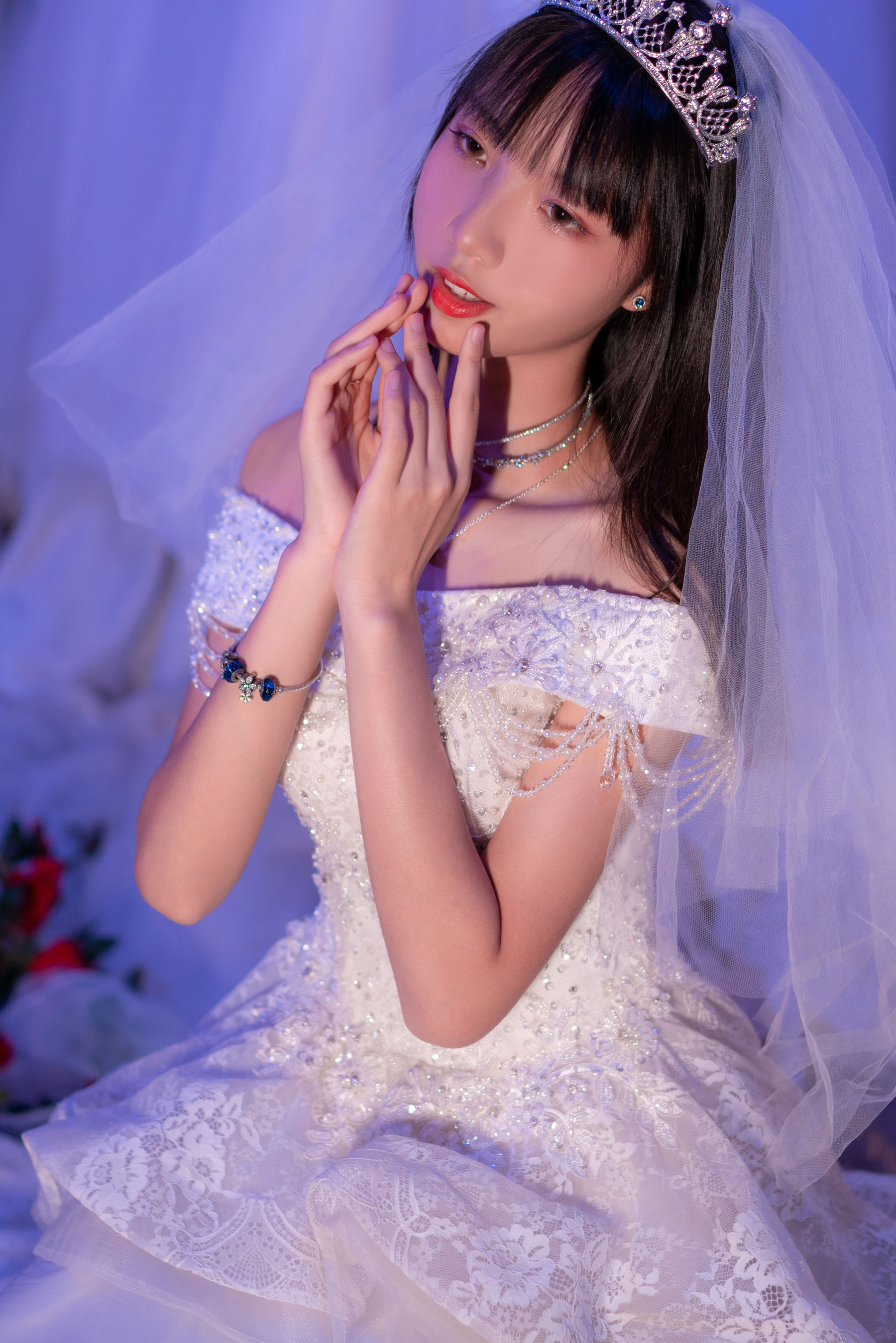 [福利COS] 清纯妹子西瓜 - 花嫁