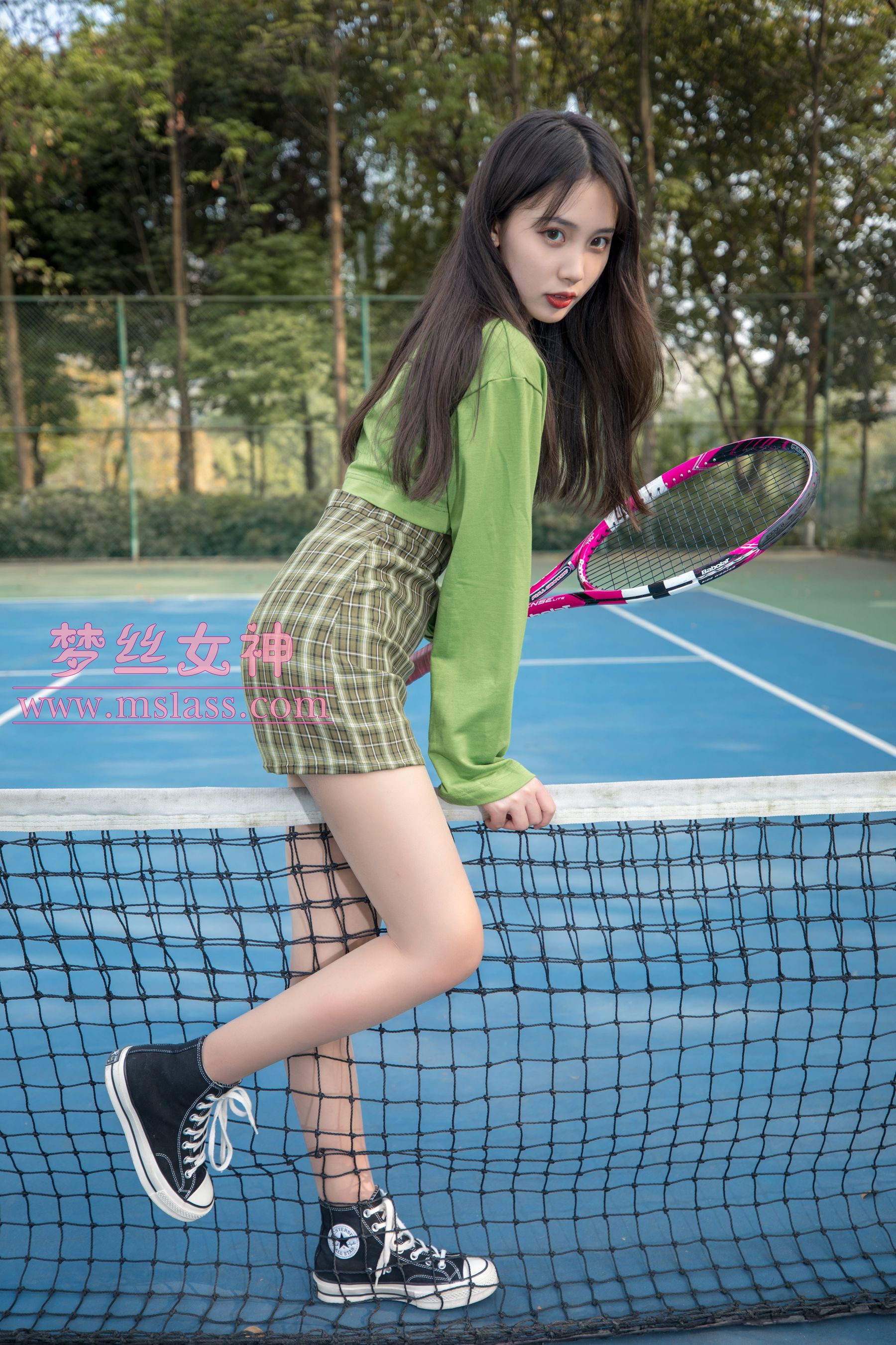 [梦丝女神MSLASS]  香萱 网球少女