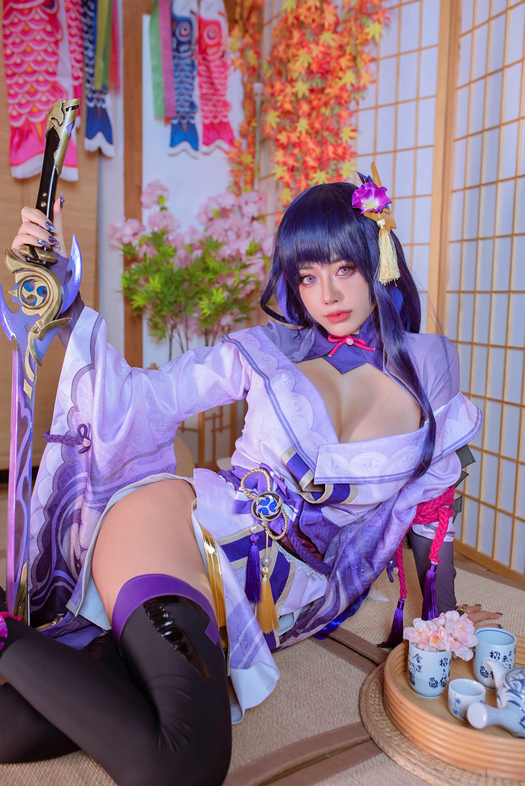 [网红COS] 日本性感萝莉Byoru - Raiden Shogun