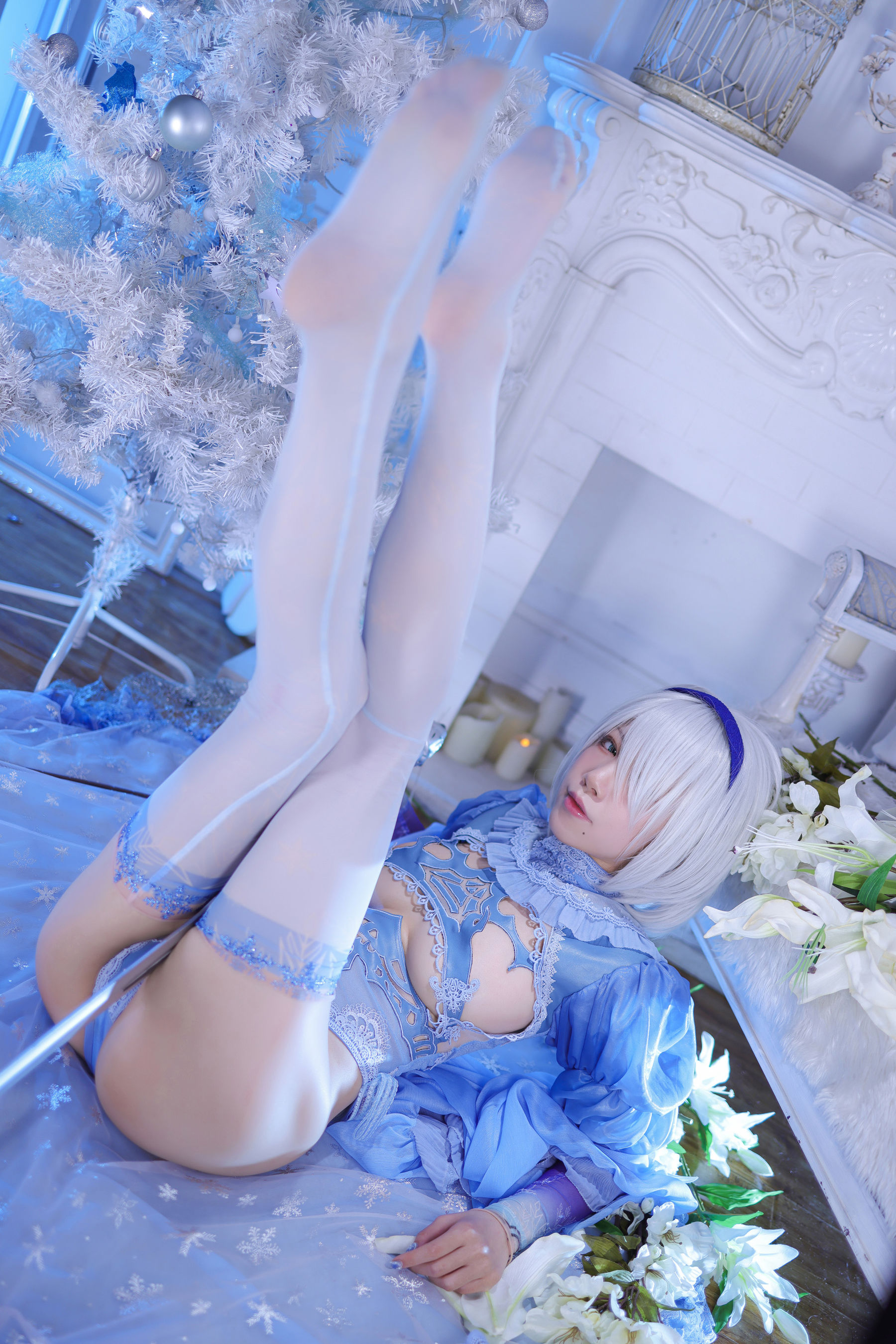 [网红COS] 动漫博主水淼aqua - 冰雪2B-1