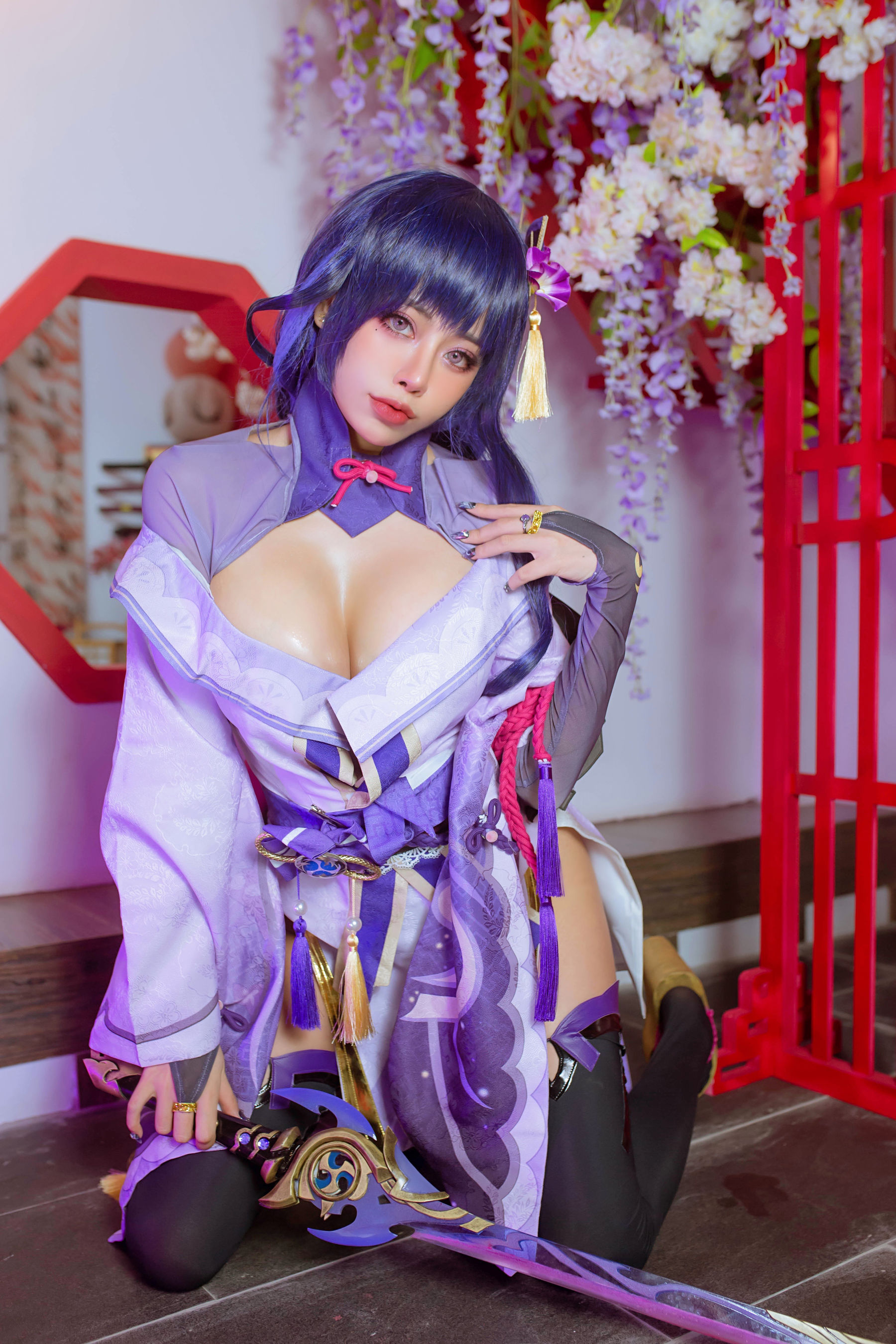 [网红COS] 日本性感萝莉Byoru - Raiden Shogun