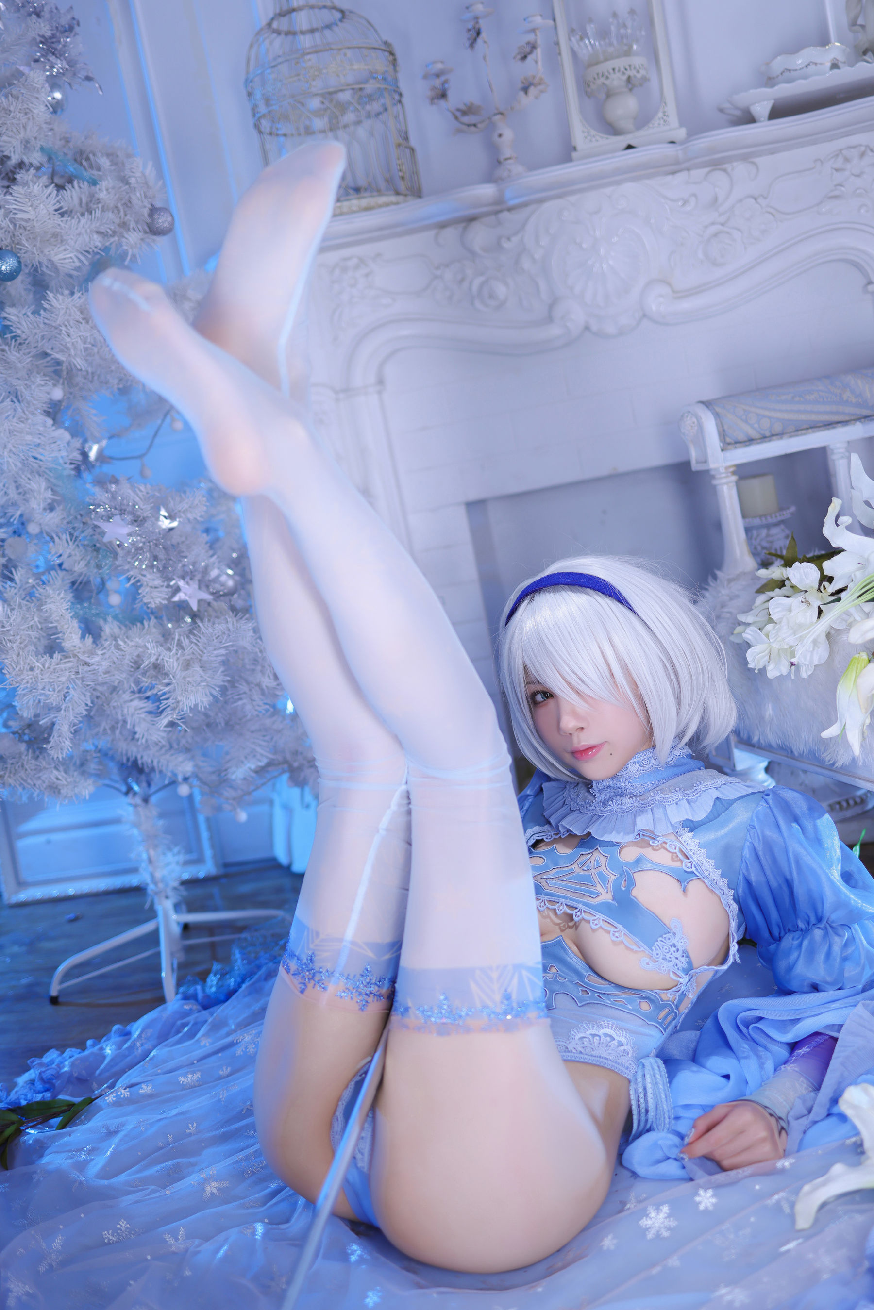 [网红COS] 动漫博主水淼aqua - 冰雪2B-1