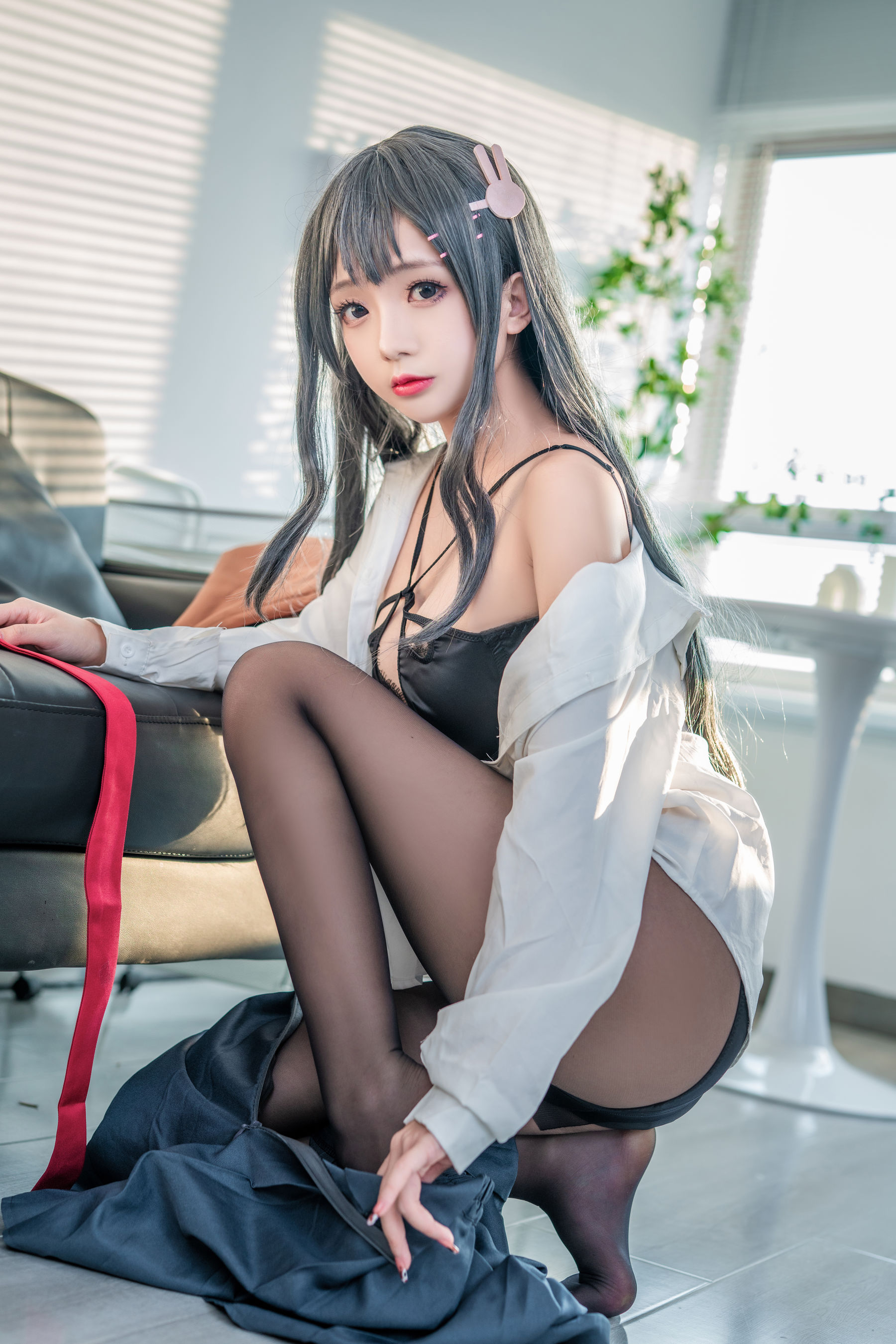 [网红COS] Cosplay日奈娇 - 麻衣校服