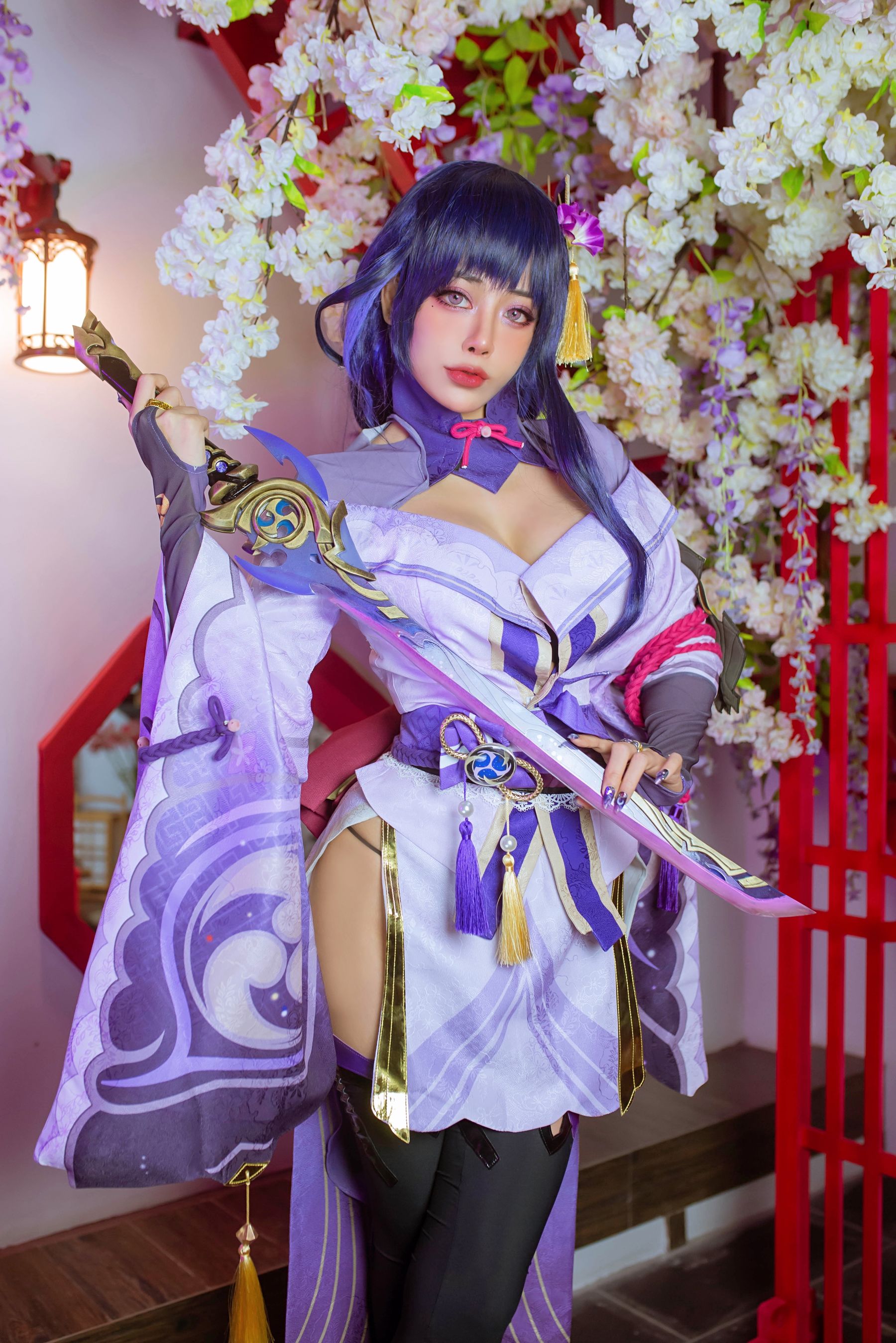 [网红COS] 日本性感萝莉Byoru - Raiden Shogun