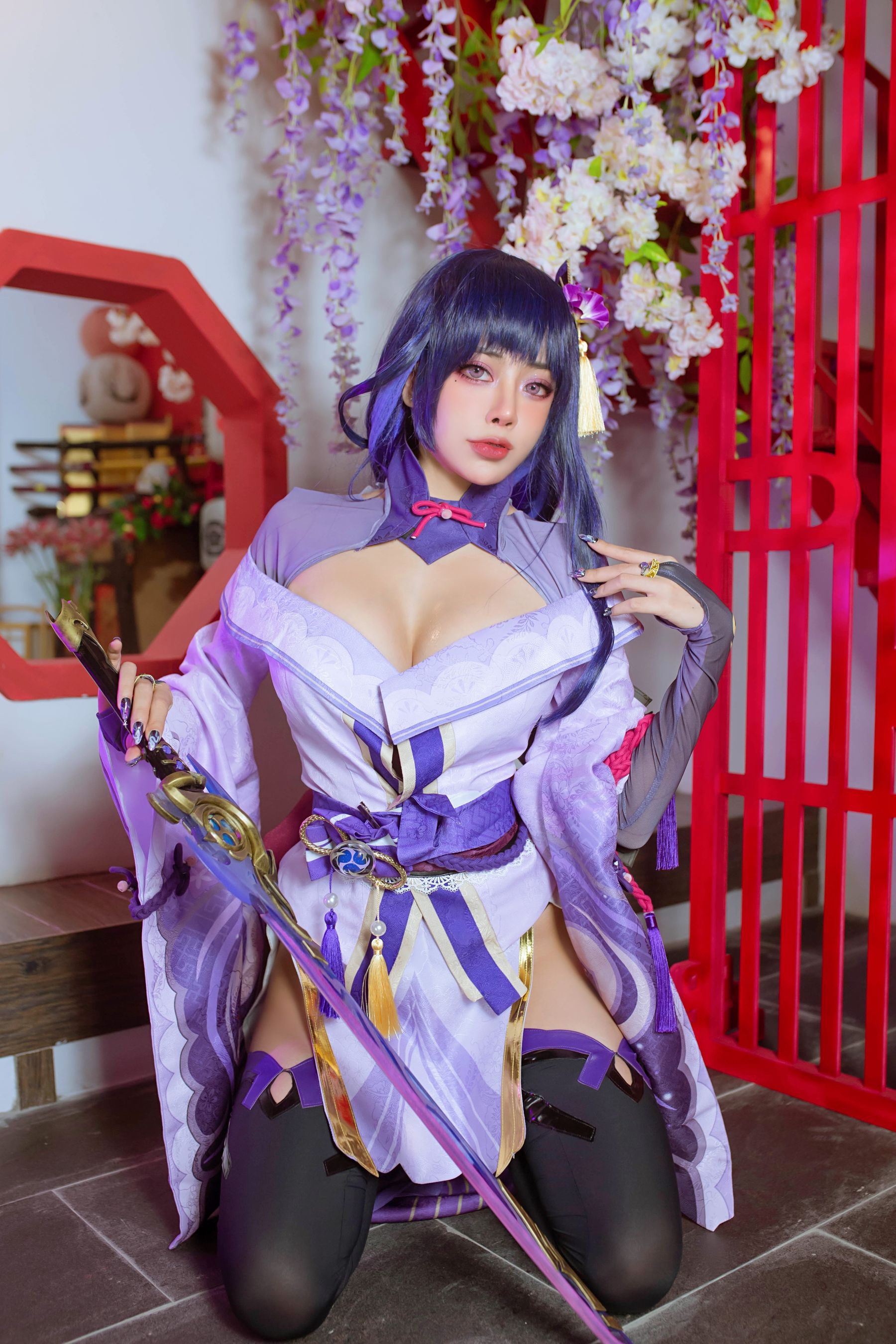 [网红COS] 日本性感萝莉Byoru - Raiden Shogun