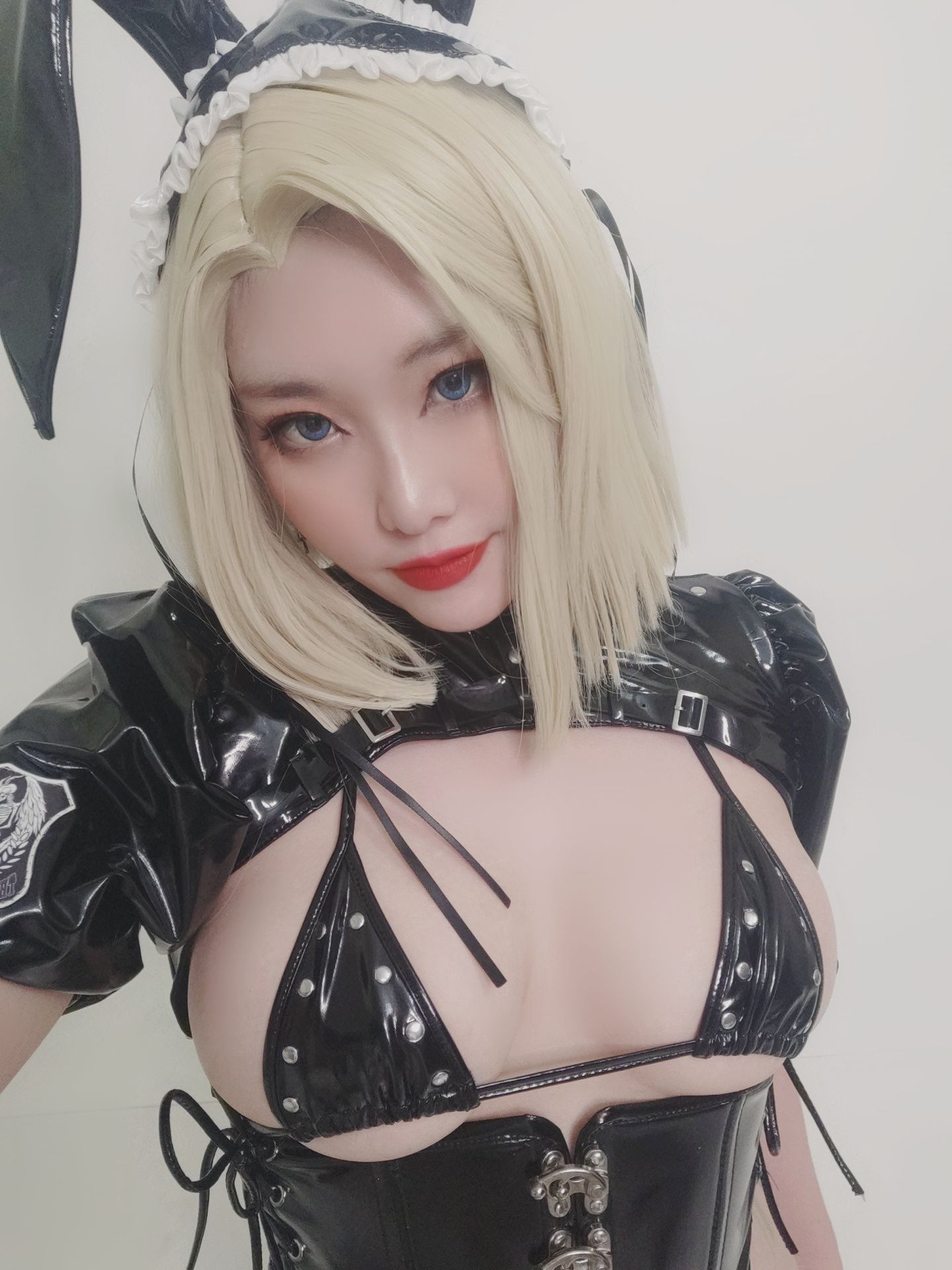 [福利COS] Sunnyvier - android 18 latex maid