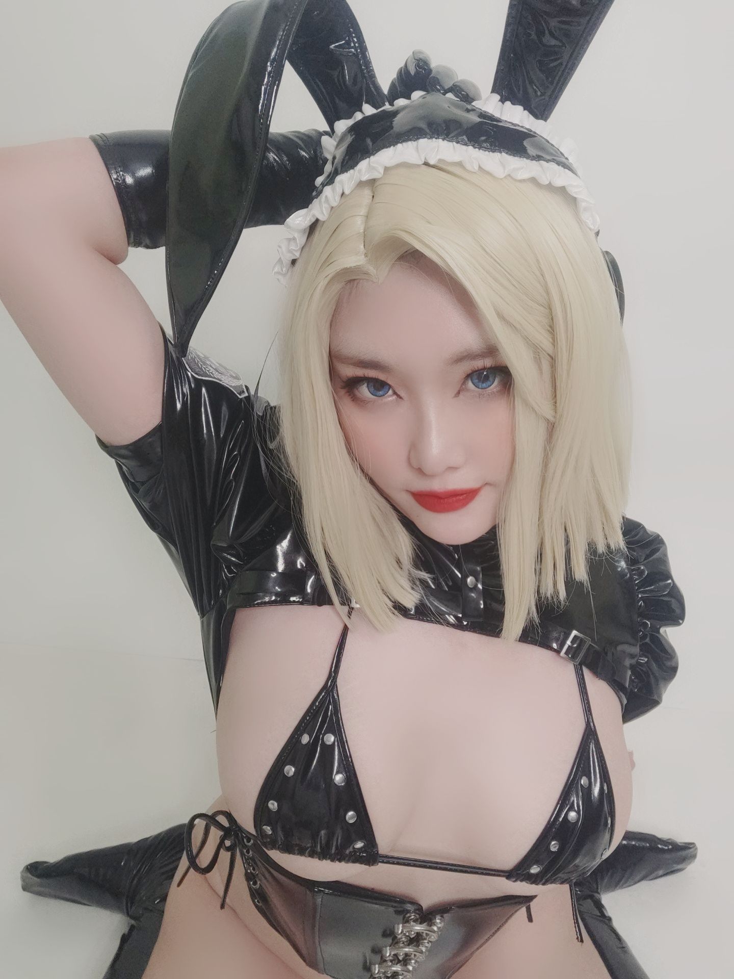 [福利COS] Sunnyvier - android 18 latex maid