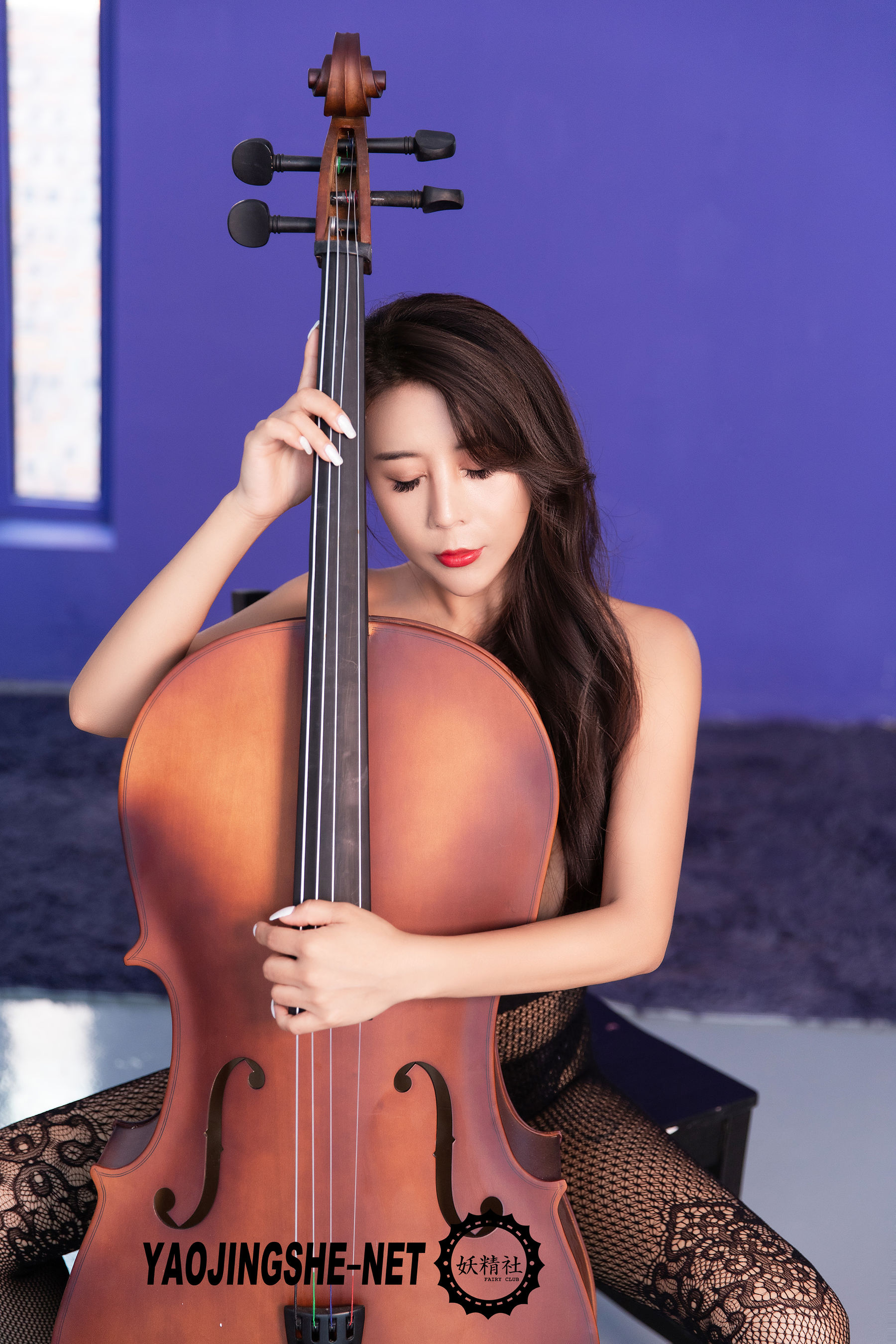 [妖精社YAOJINGSHE] V1901 紫嫣 美丝大提琴