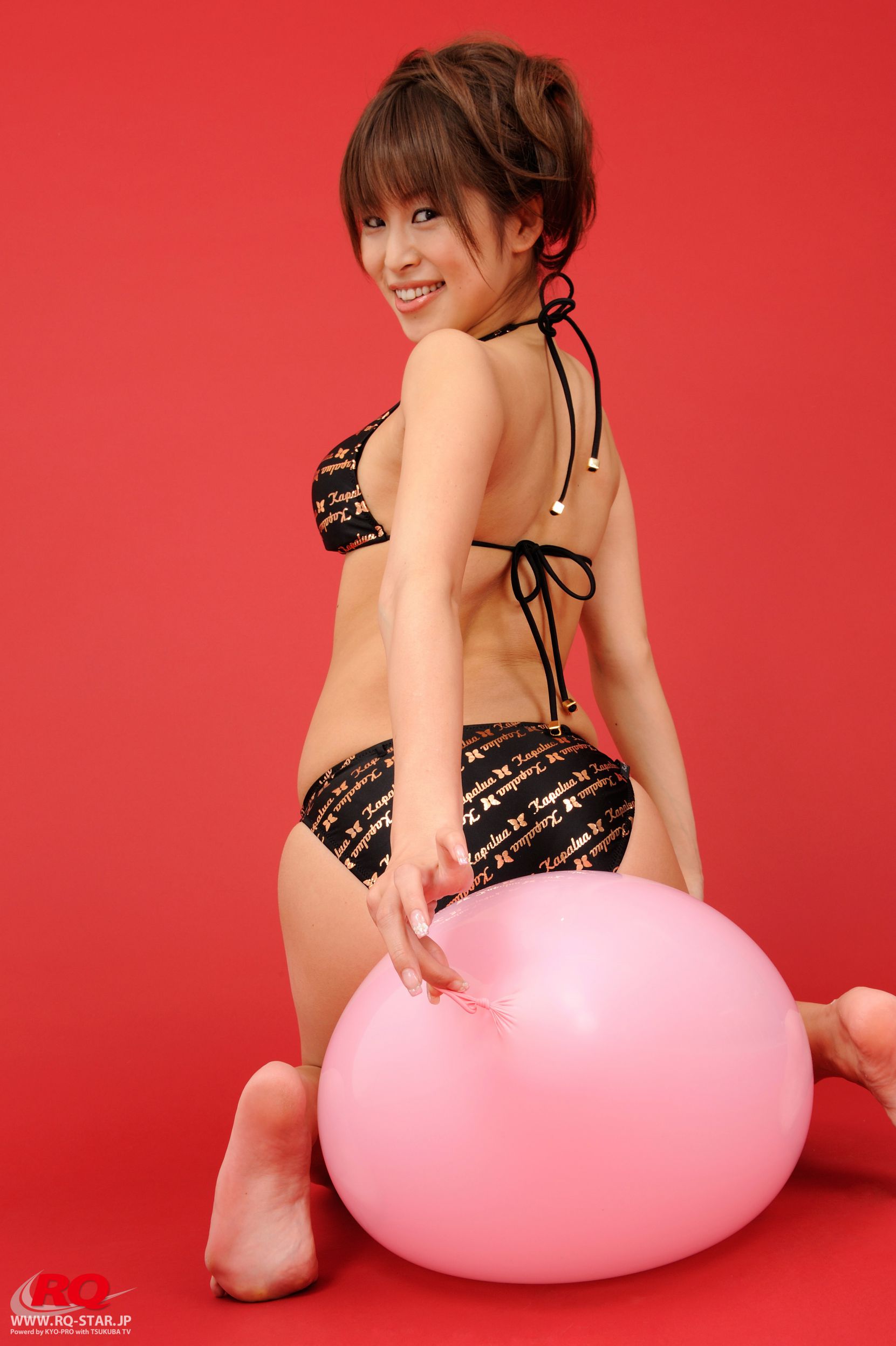 [RQ-STAR写真] NO.00021 Umi Kurihara 栗原海 Swim Suits – Black 