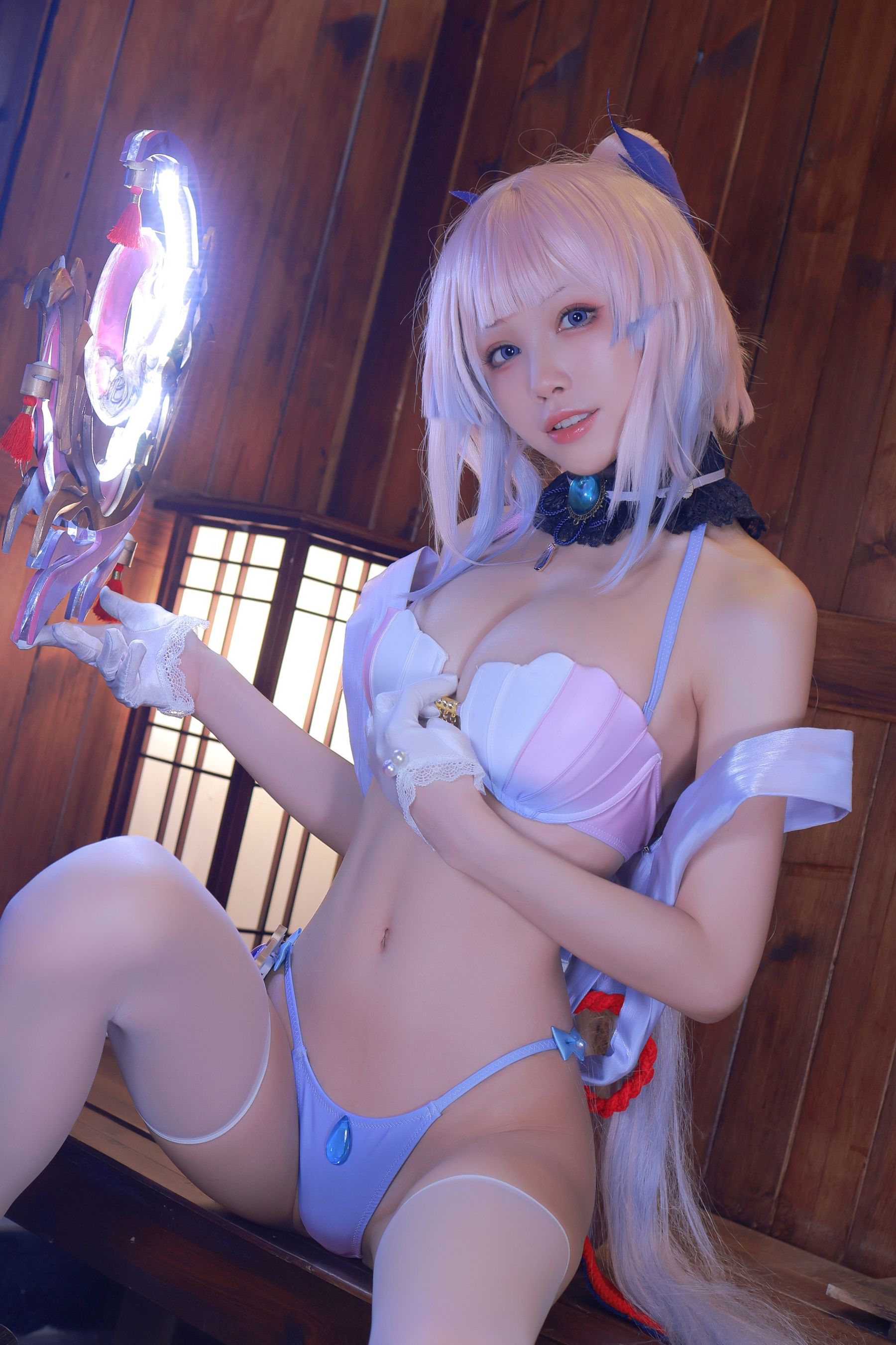 [福利COS] 动漫博主水淼aqua - 珊瑚宫心海