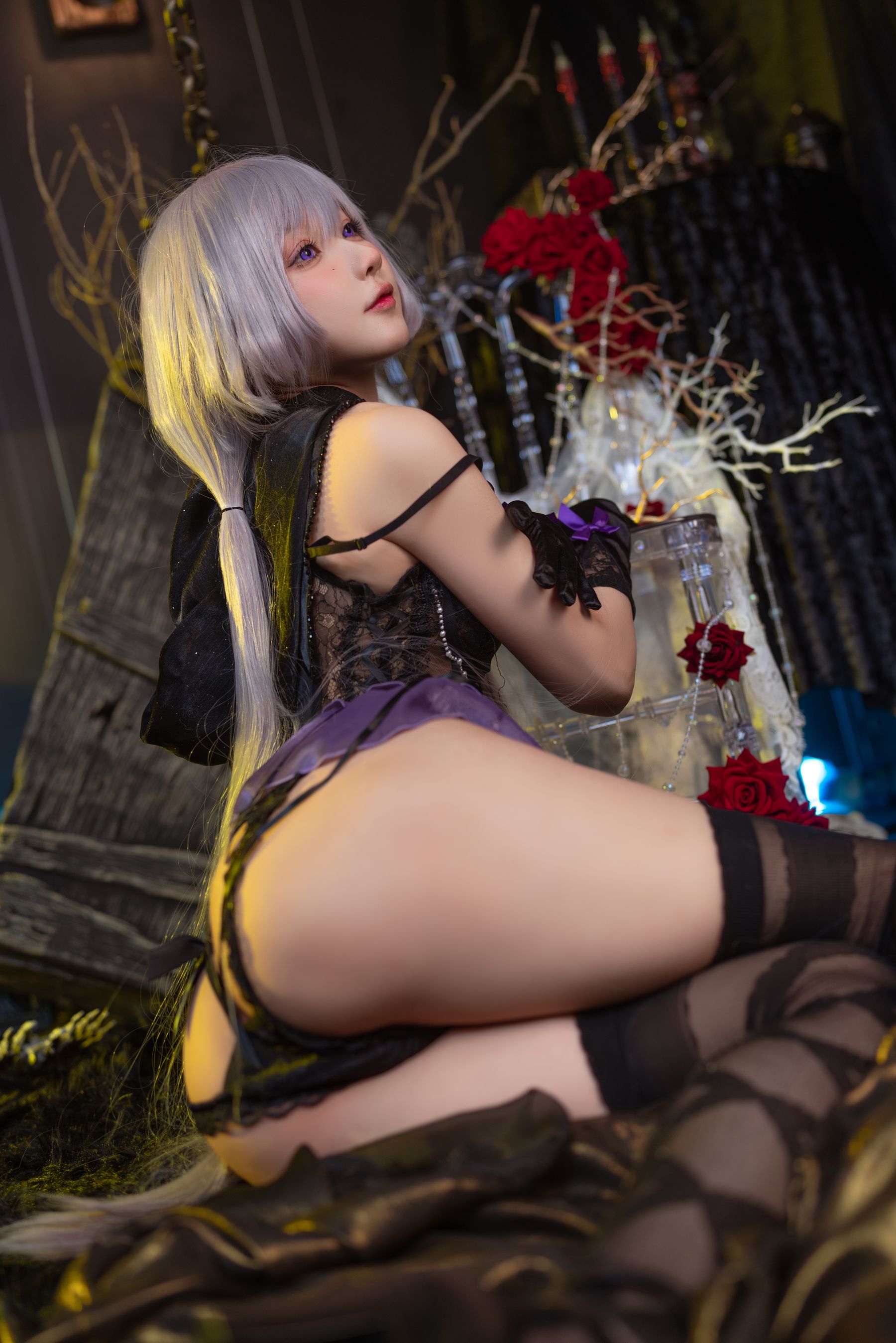 [福利COS] 动漫博主阿包也是兔娘 - 午夜瞌睡魔女