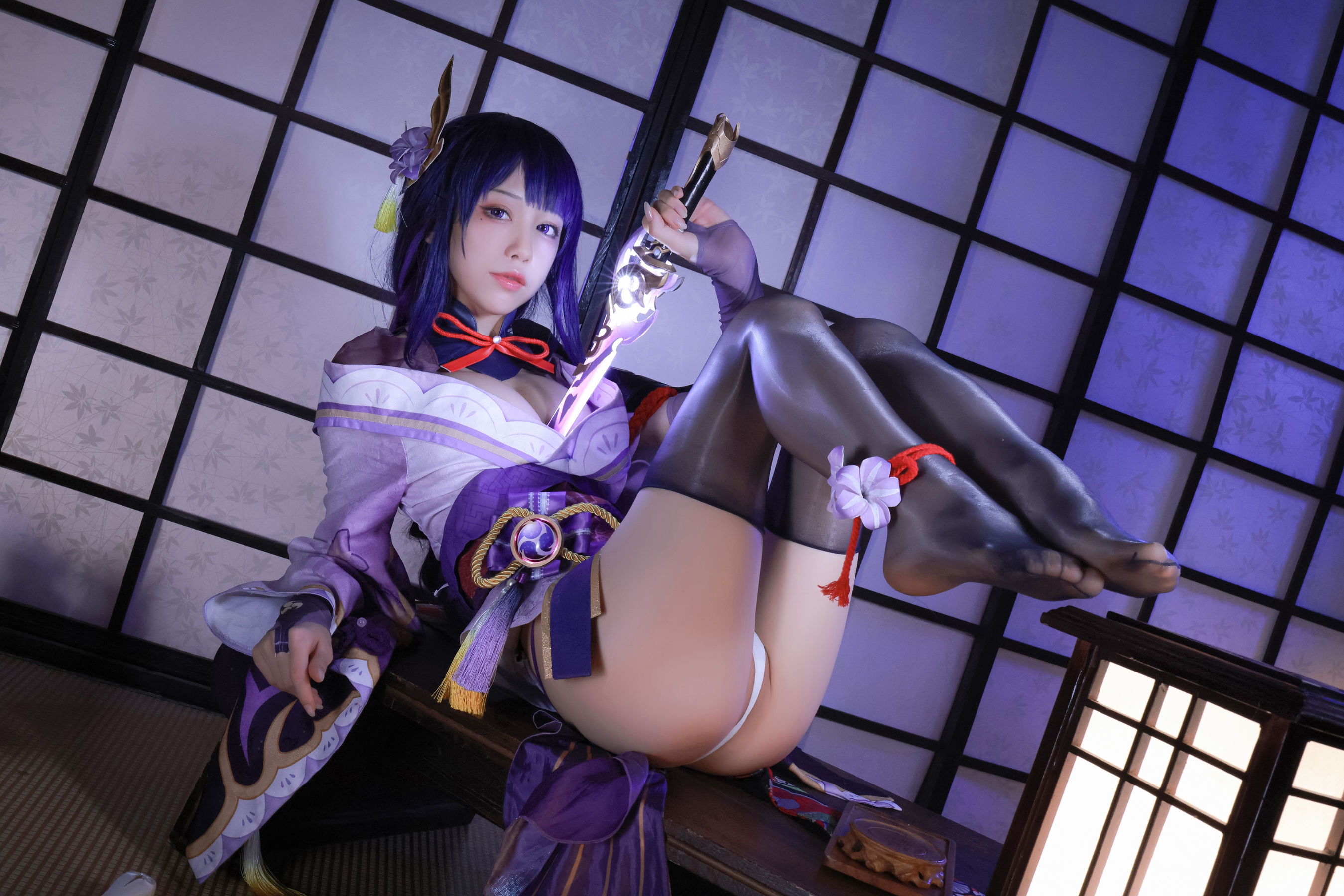 [福利COS] 动漫博主水淼aqua - 雷电将军