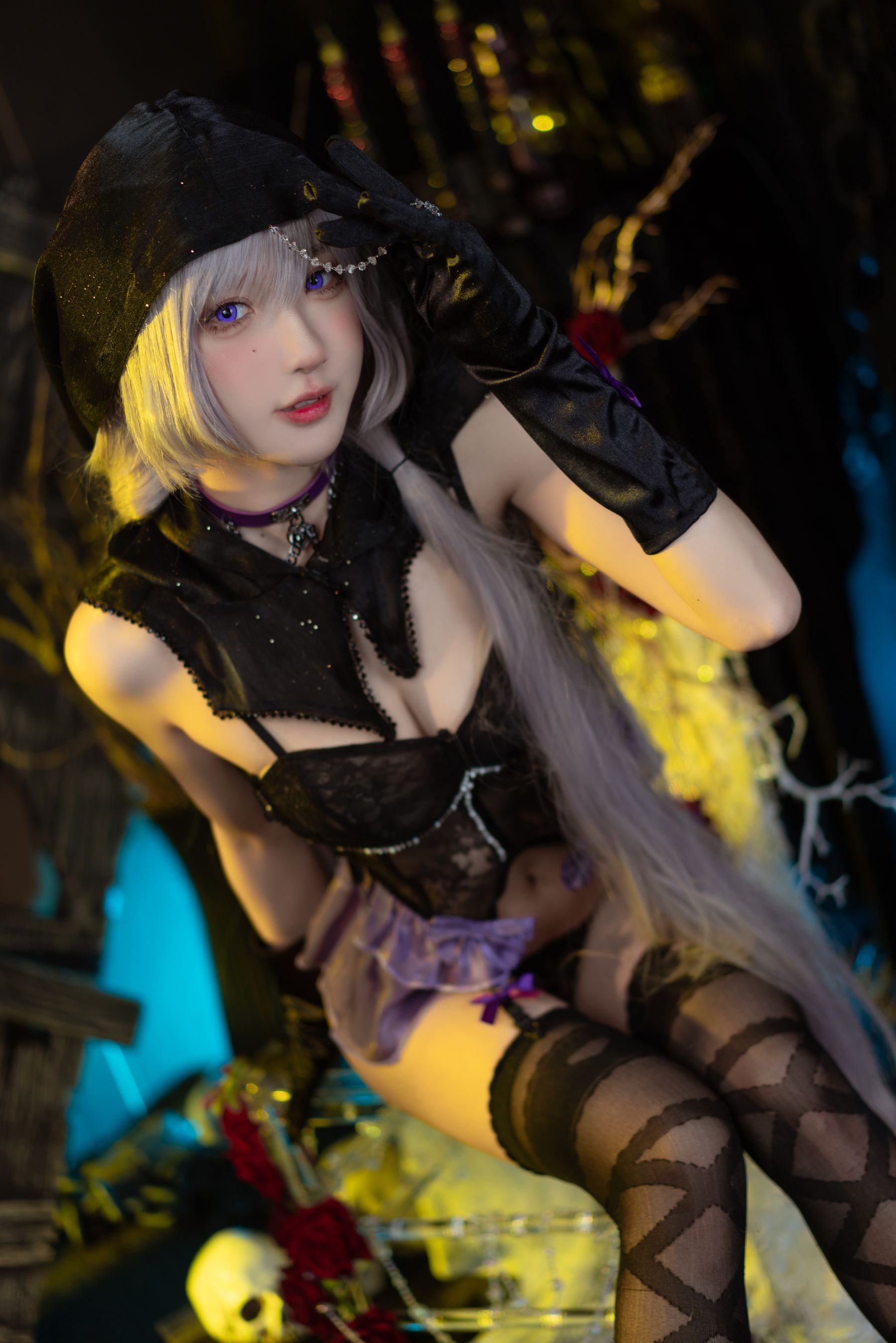 [福利COS] 动漫博主阿包也是兔娘 - 午夜瞌睡魔女