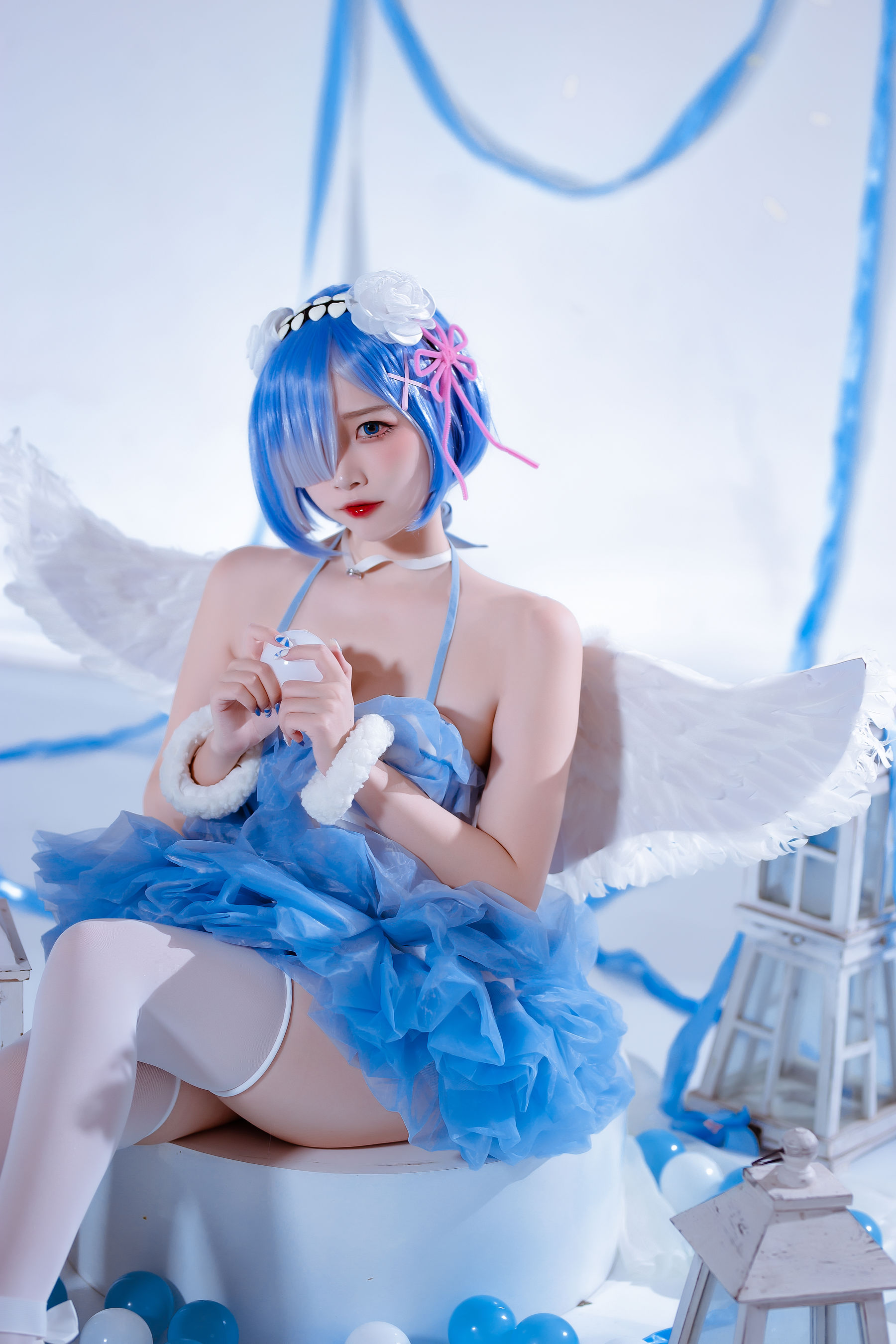 [福利COS] 人气Coser二佐Nisa - 蕾姆天使