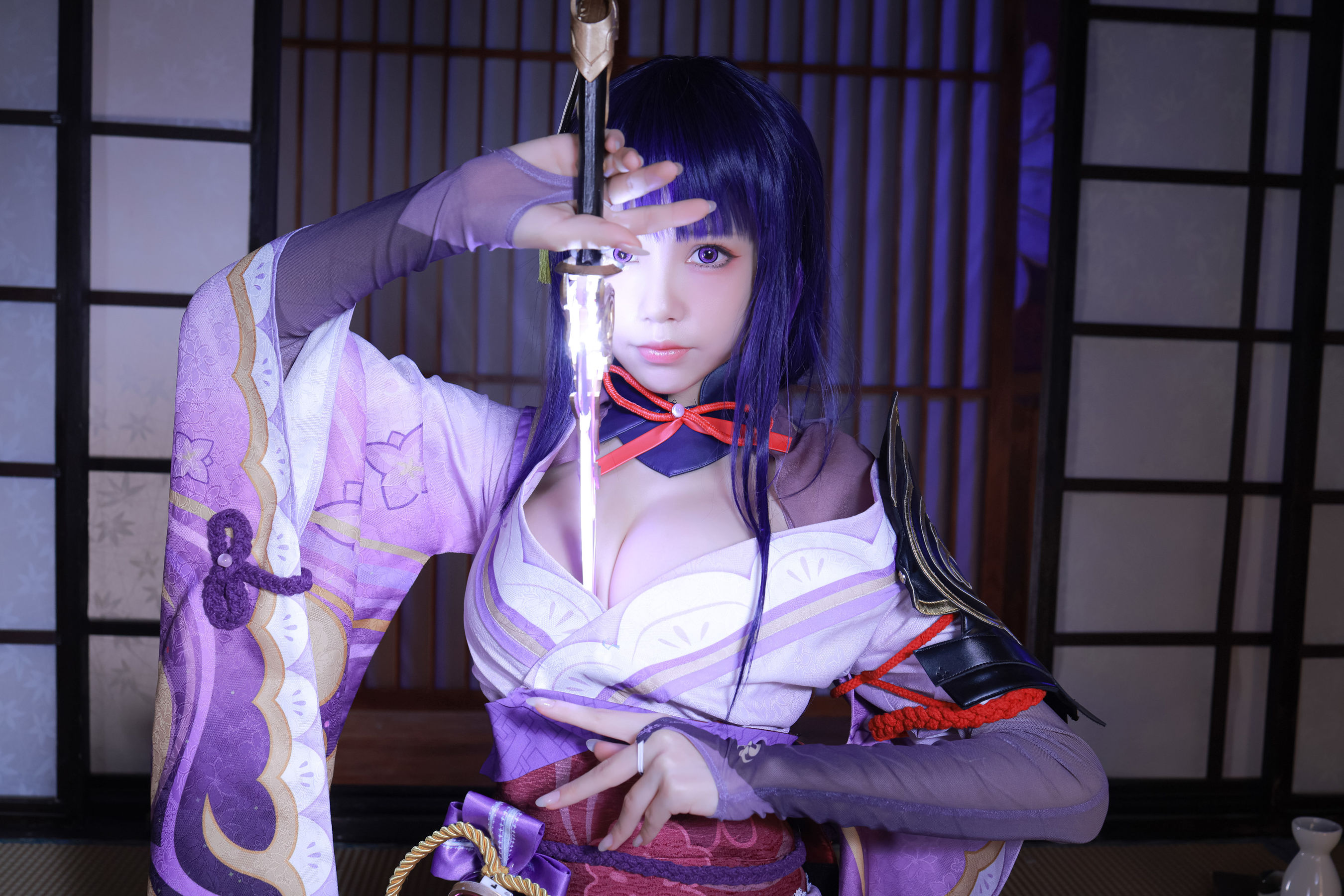 [福利COS] 动漫博主水淼aqua - 雷电将军