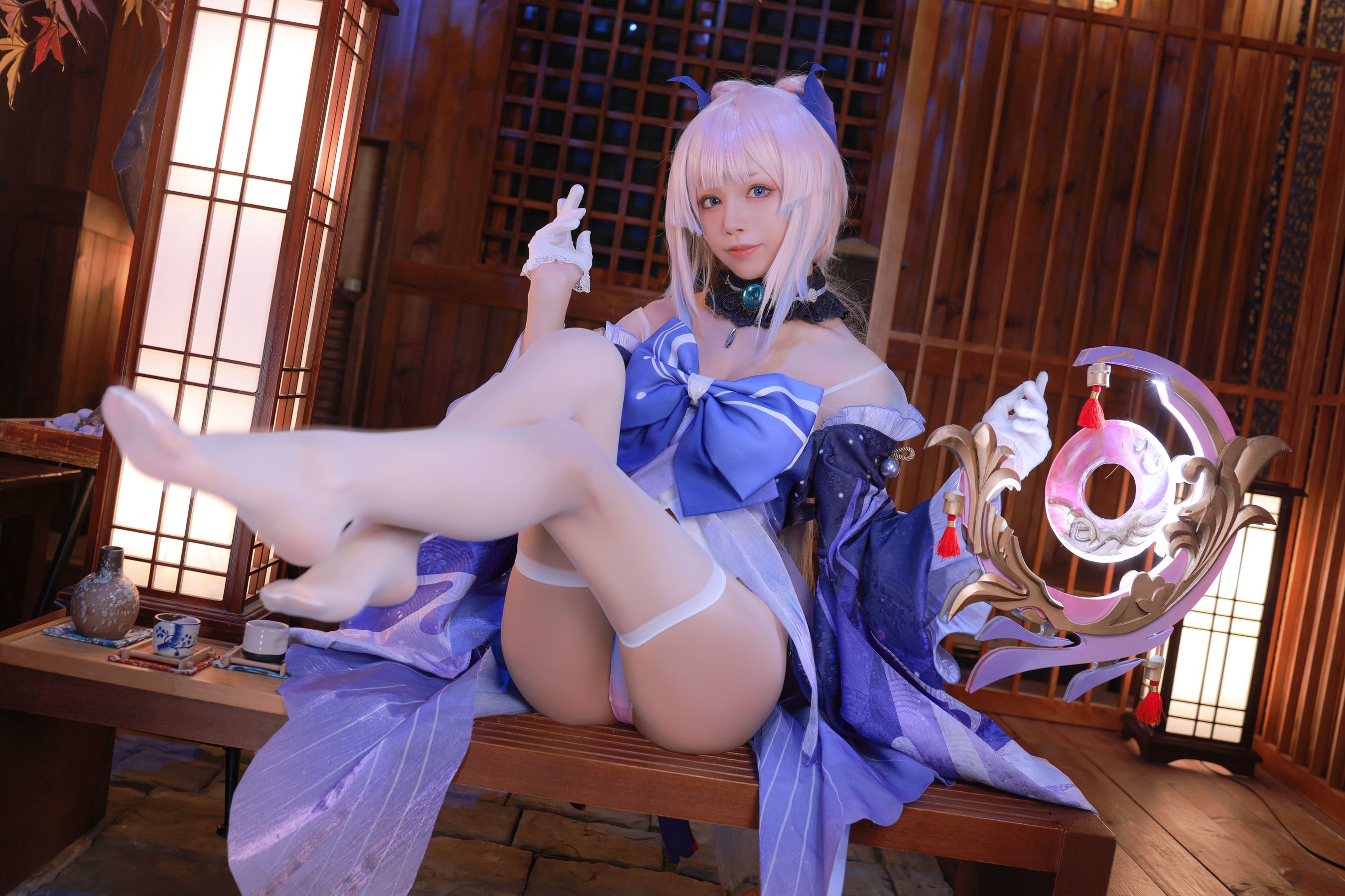 [福利COS] 动漫博主水淼aqua - 珊瑚宫心海
