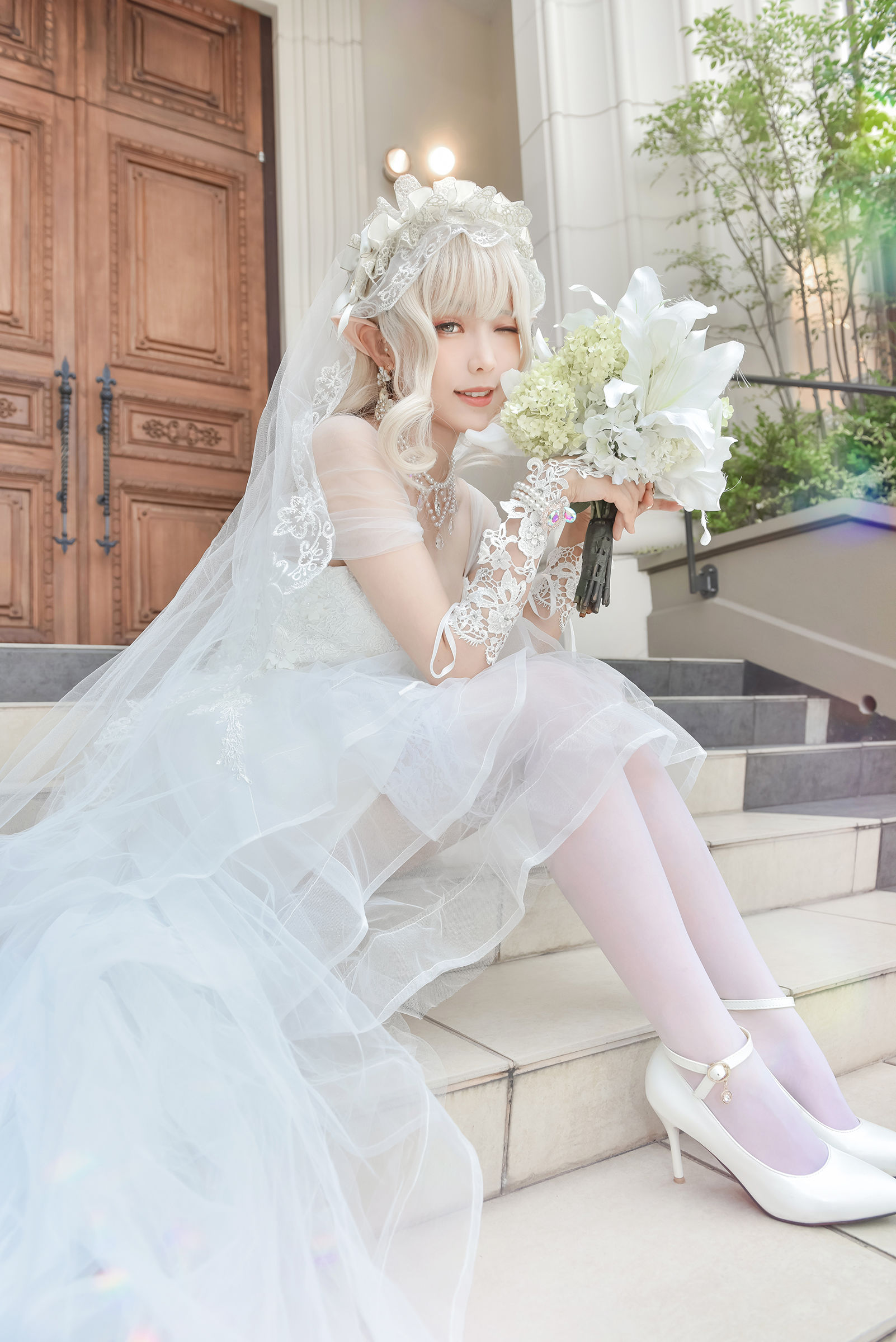 [福利COS] Ely_eee(ElyEE子) - Bride & Lingerie