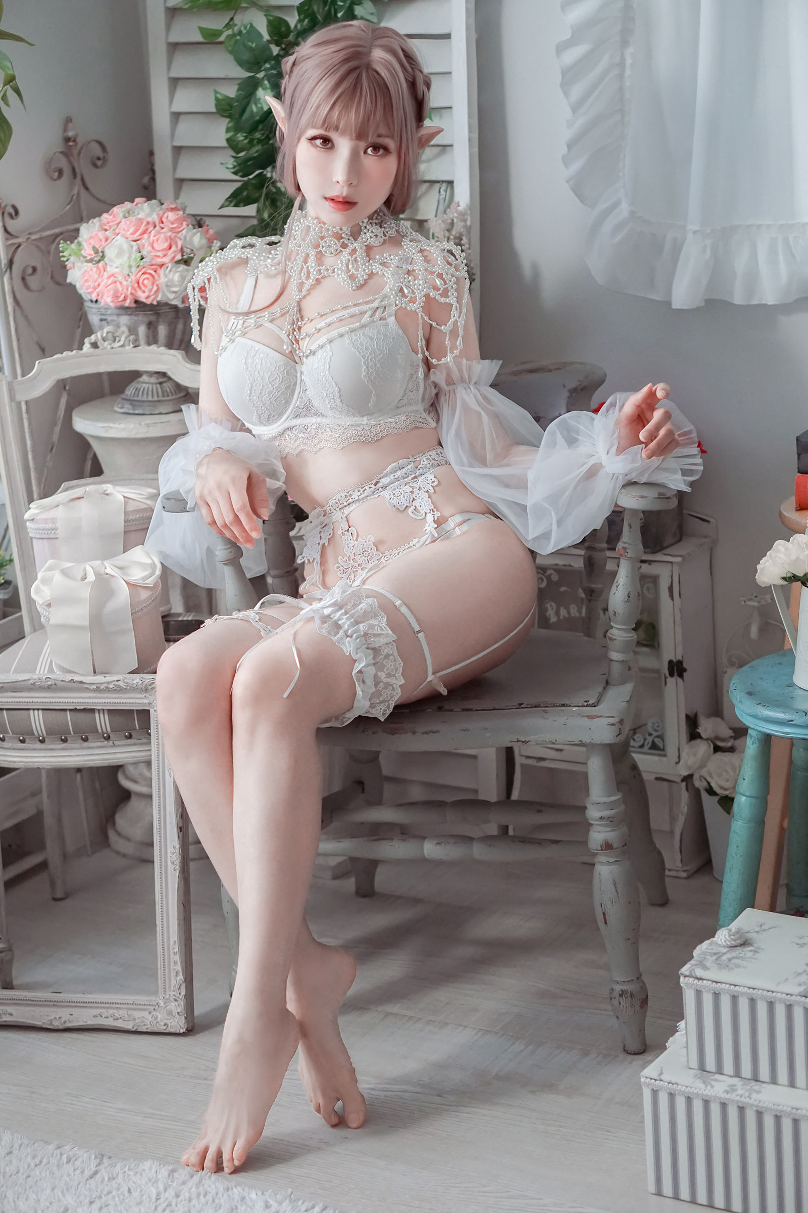 [福利COS] Ely_eee(ElyEE子) - Bride & Lingerie