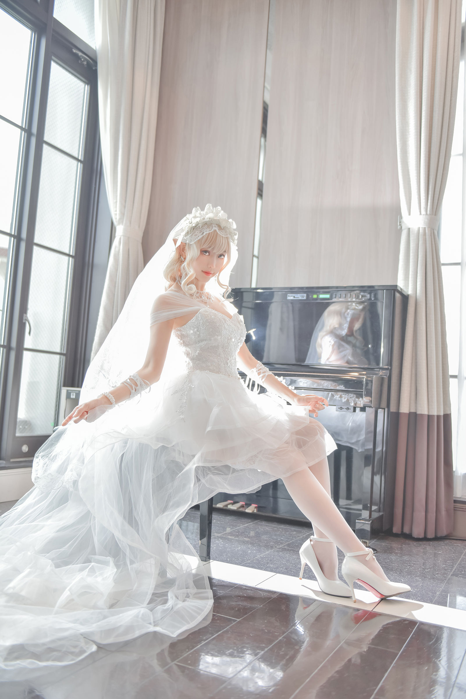 [福利COS] Ely_eee(ElyEE子) - Bride & Lingerie