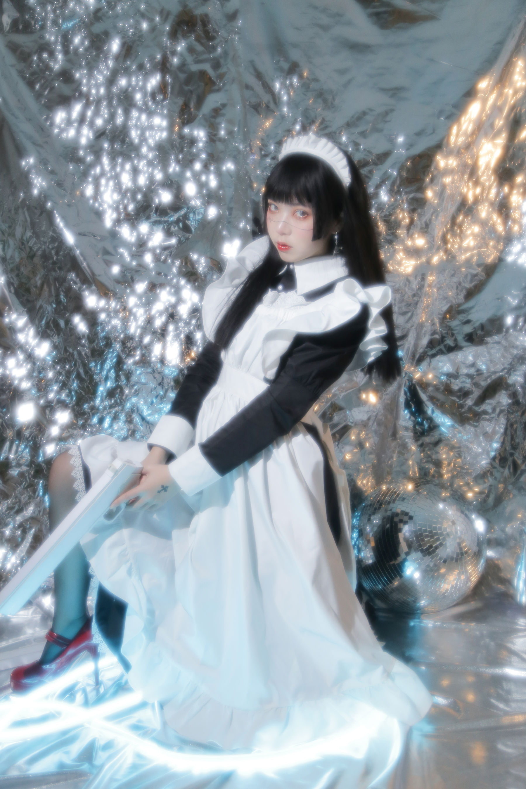 [福利COS] 可爱妹子Fushii_海堂 - 生化女仆