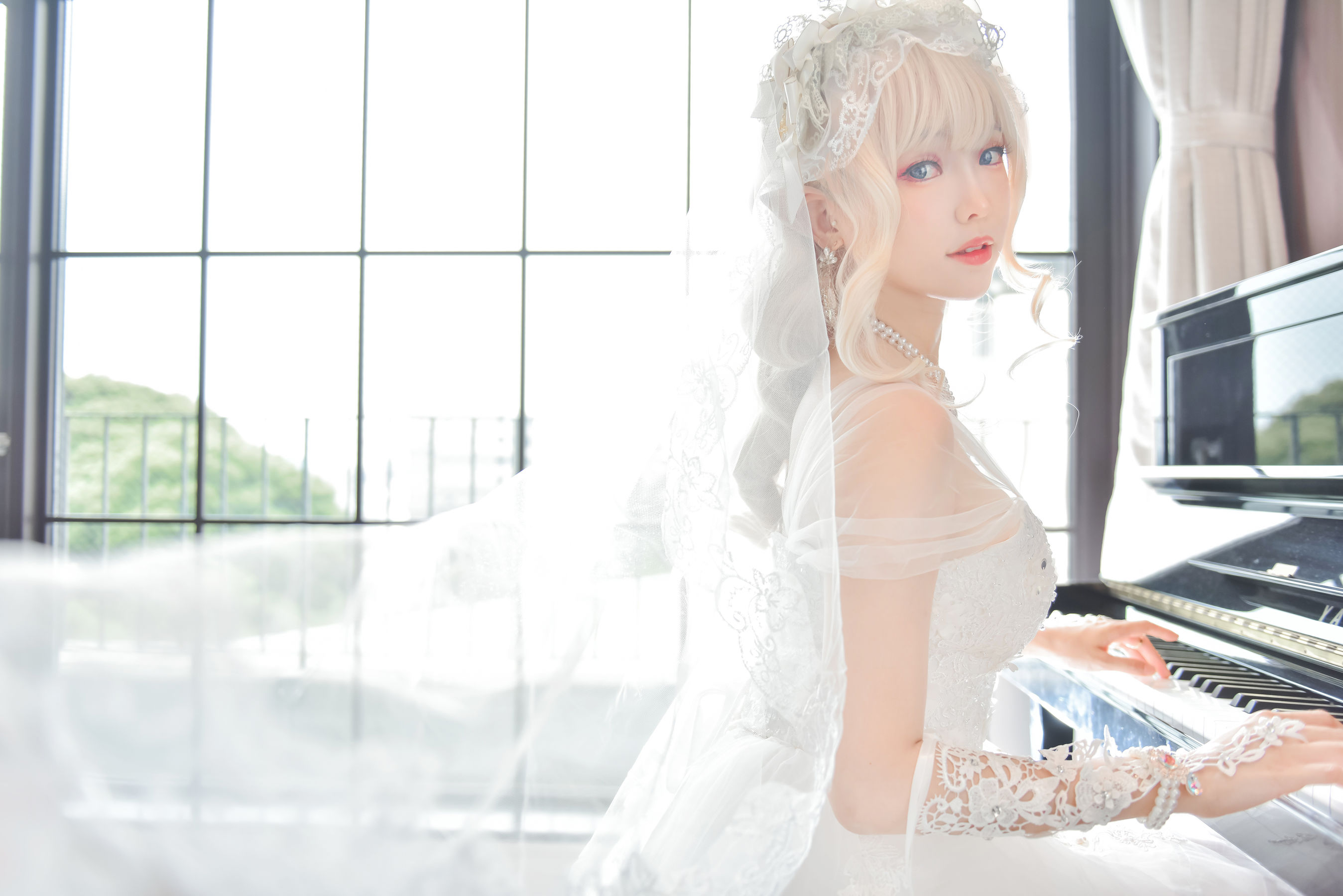 [福利COS] Ely_eee(ElyEE子) - Bride & Lingerie