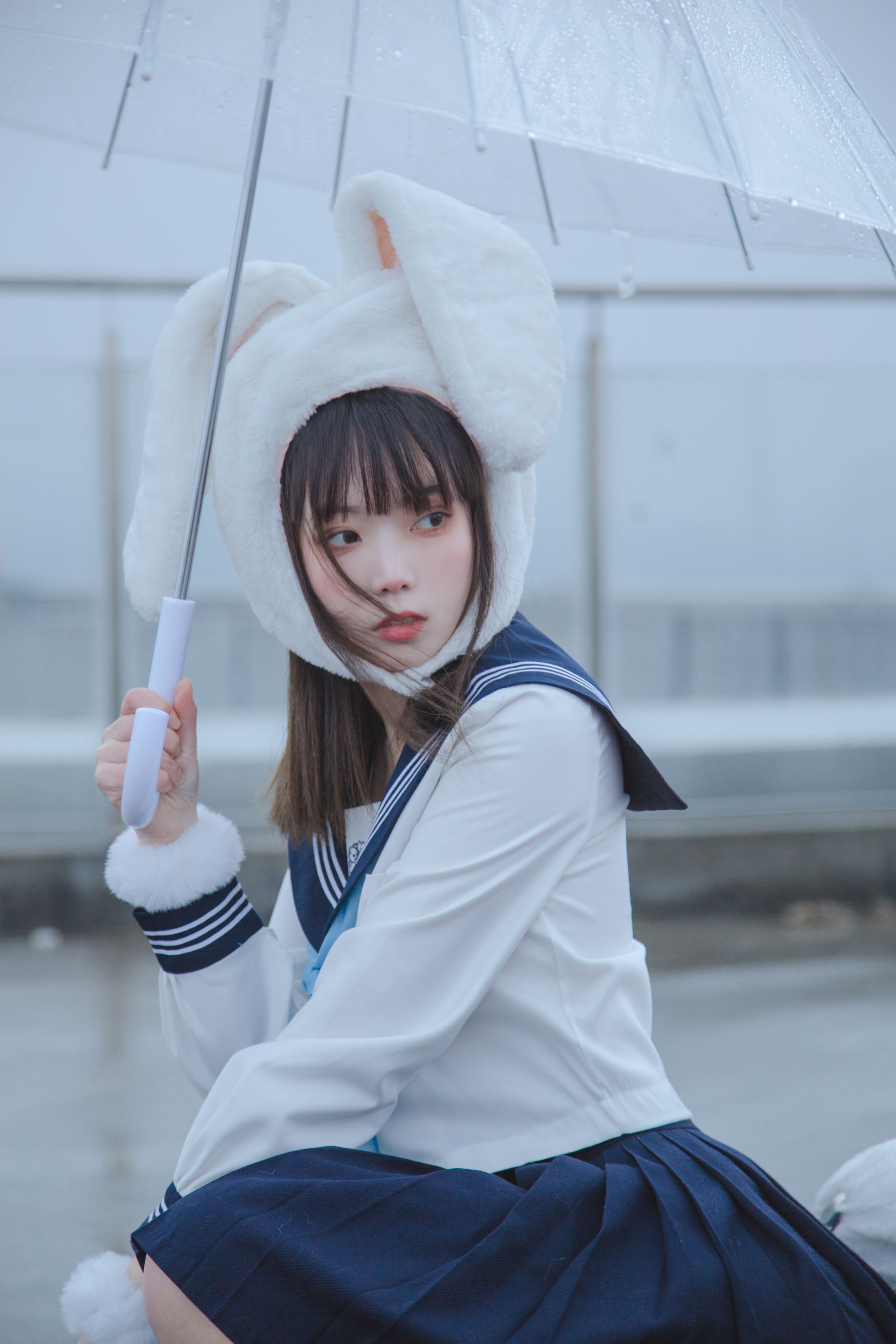 [福利COS] 可爱妹子Fushii_海堂 - 兔兔头