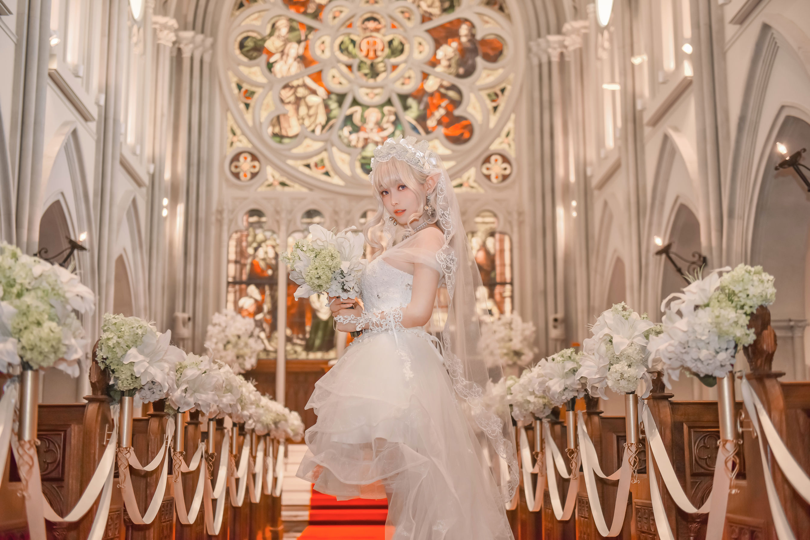 [福利COS] Ely_eee(ElyEE子) - Bride & Lingerie