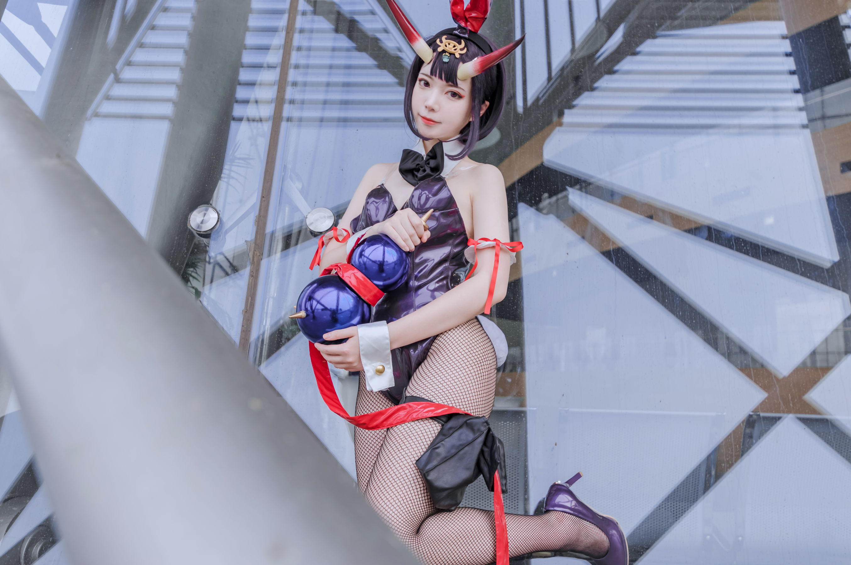 [福利COS] 可爱妹子Fushii_海堂 - 酒吞兔女郎