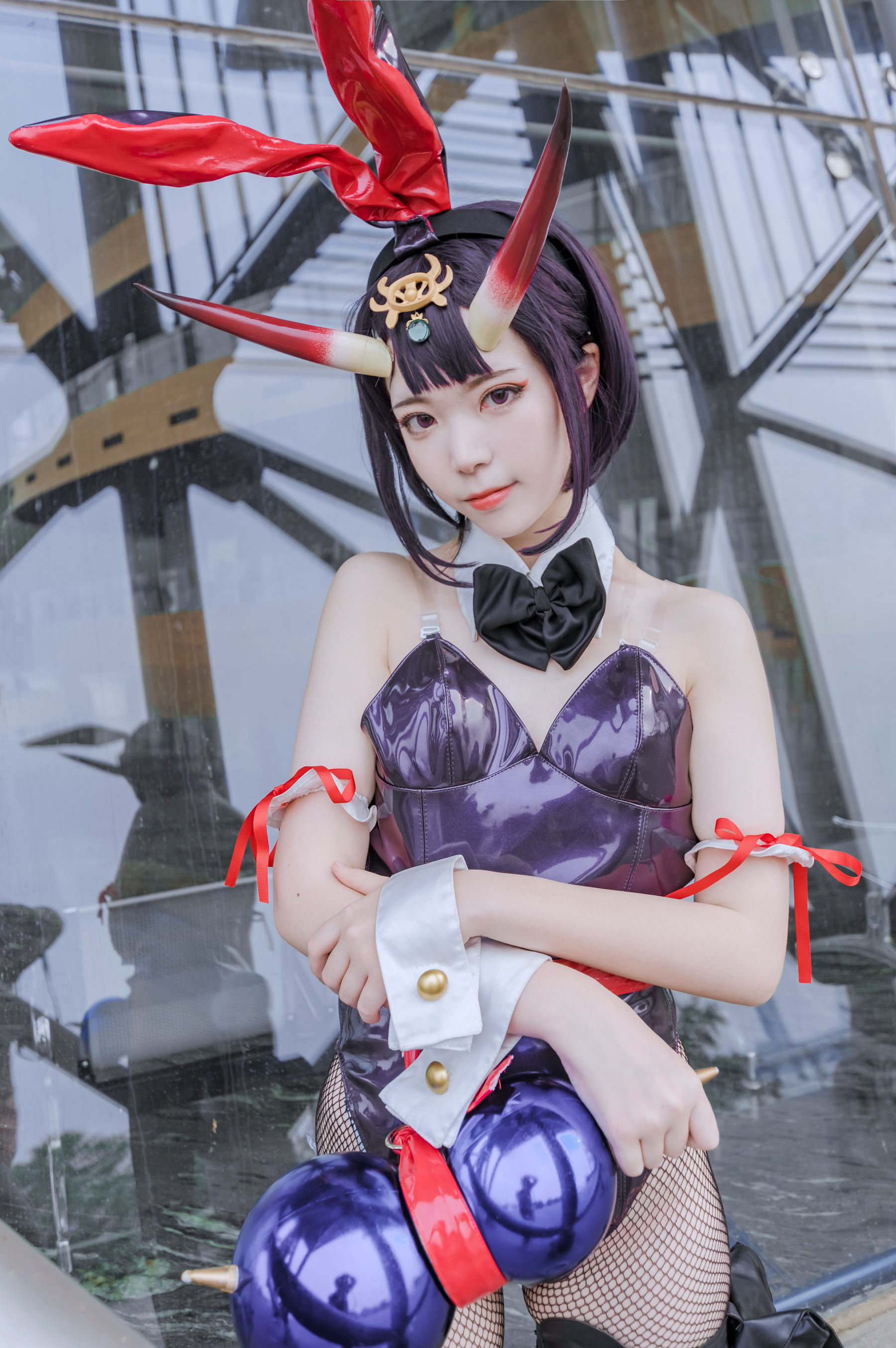 [福利COS] 可爱妹子Fushii_海堂 - 酒吞兔女郎