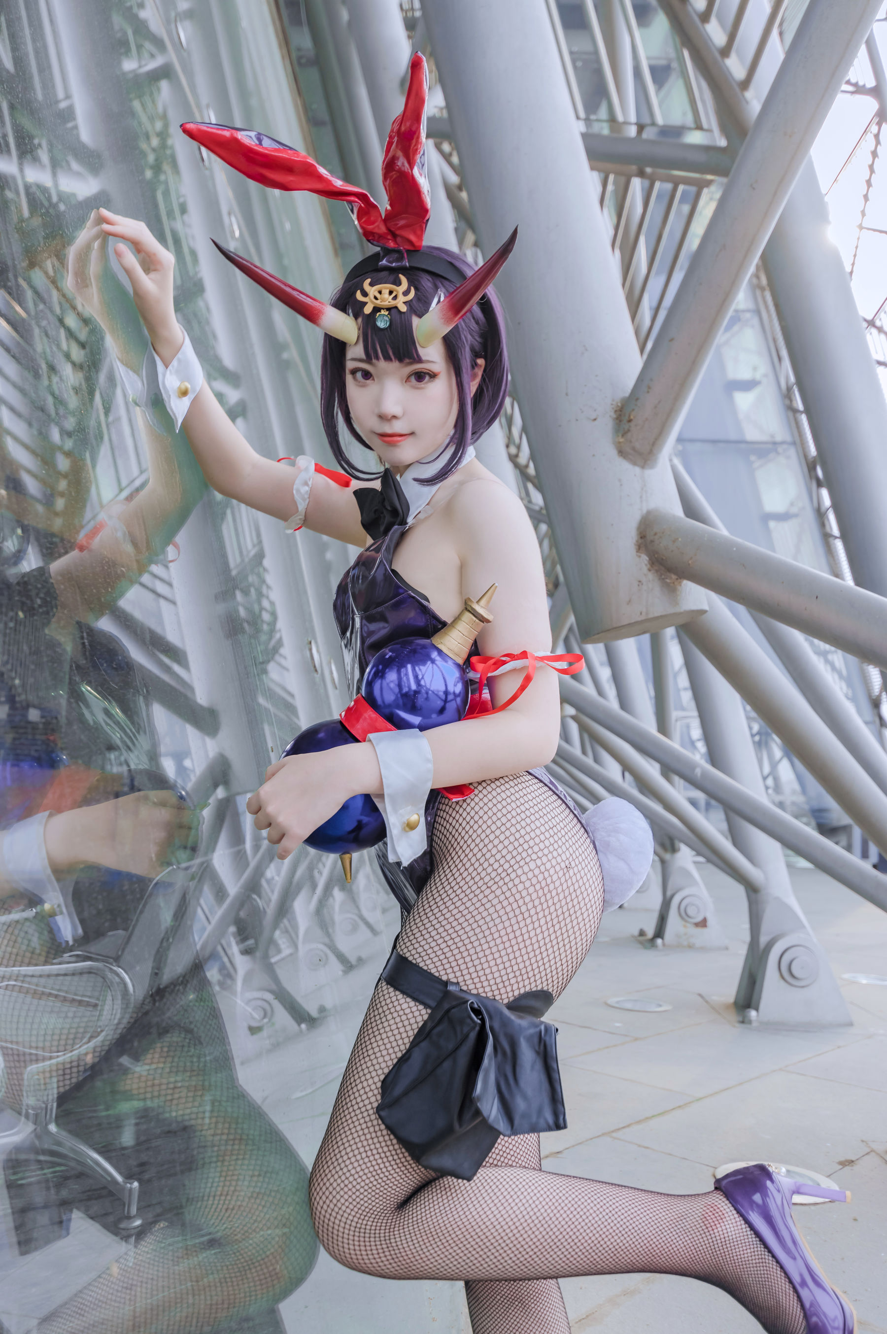 [福利COS] 可爱妹子Fushii_海堂 - 酒吞兔女郎